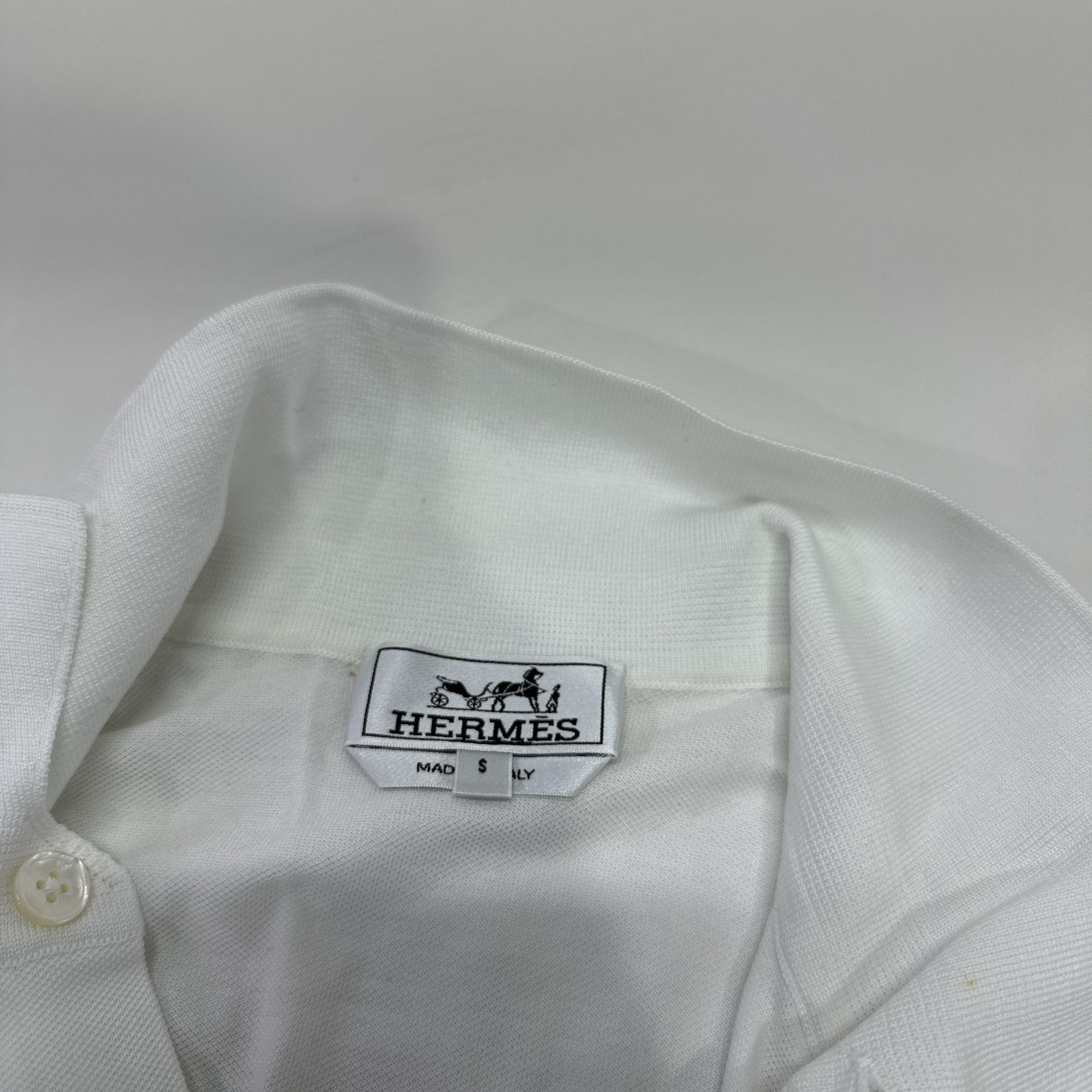 Hermes Hermes H Embroidery Polo Shirt Size S Size US S / EU 44-46 / 1 - 3 Thumbnail