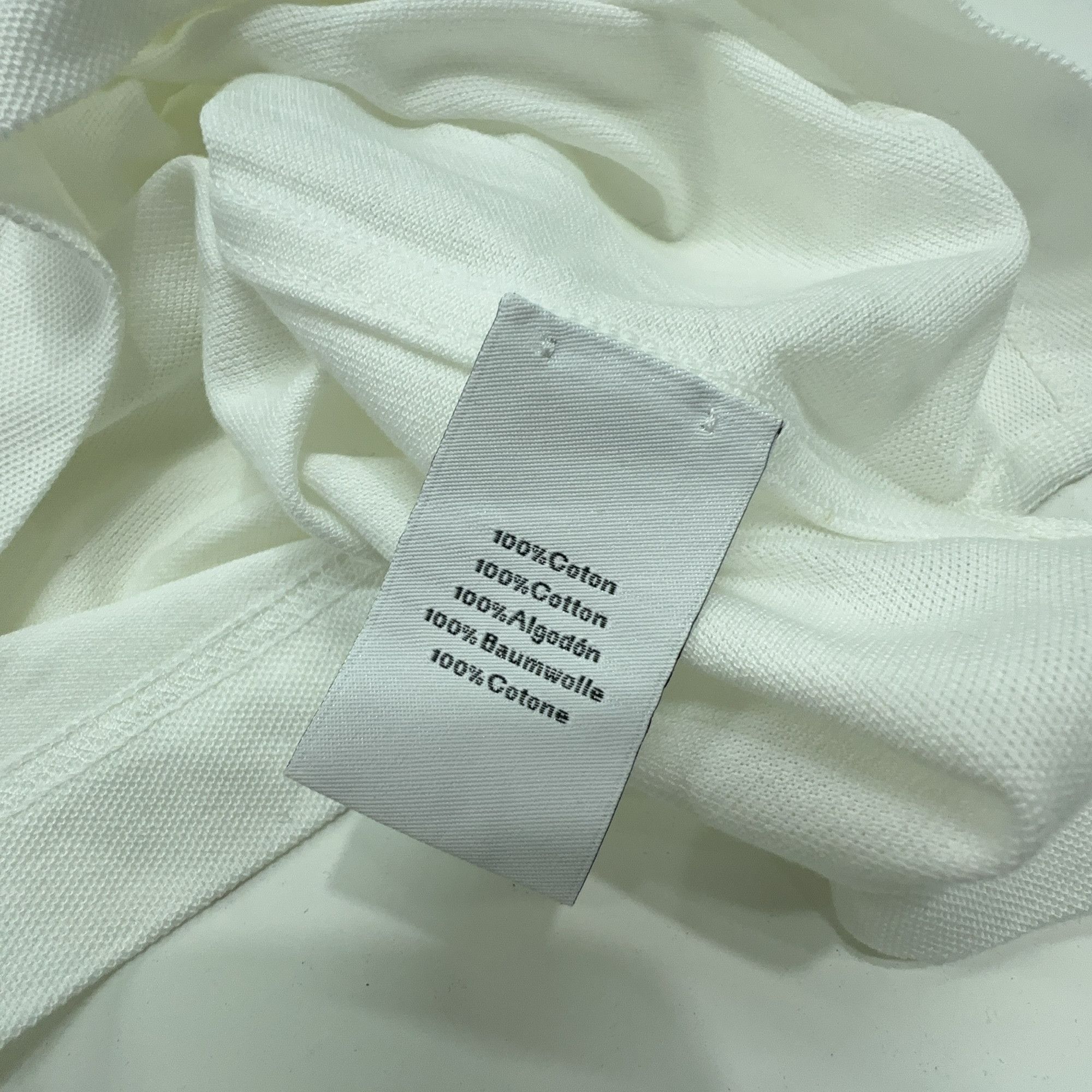 Hermes Hermès Embroidered H Polo Shirt White Size L Size US L / EU 52-54 / 3 - 5 Thumbnail
