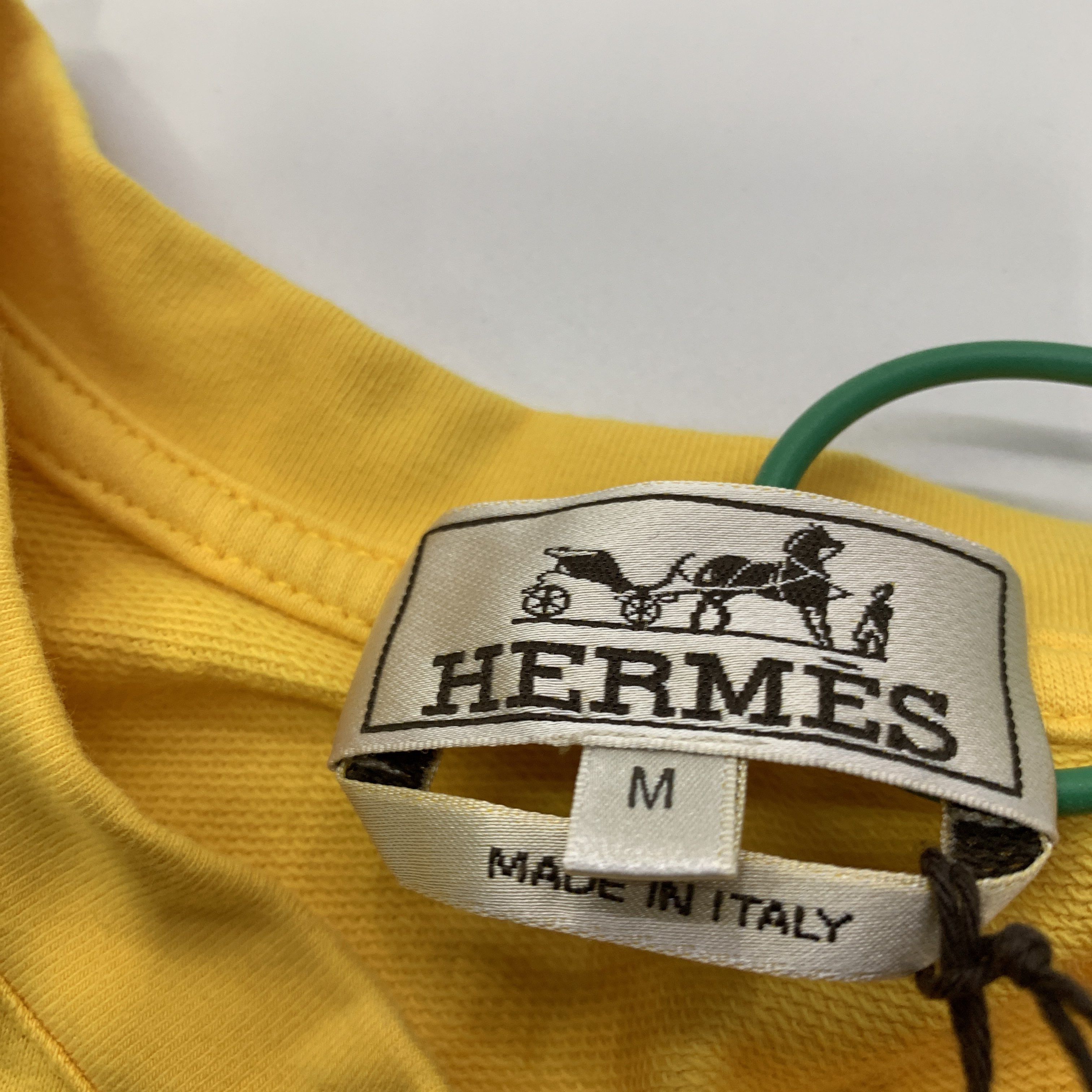 Hermes Hermes Horse Logo Patch T-Shirt Size M Size US M / EU 48-50 / 2 - 3 Thumbnail