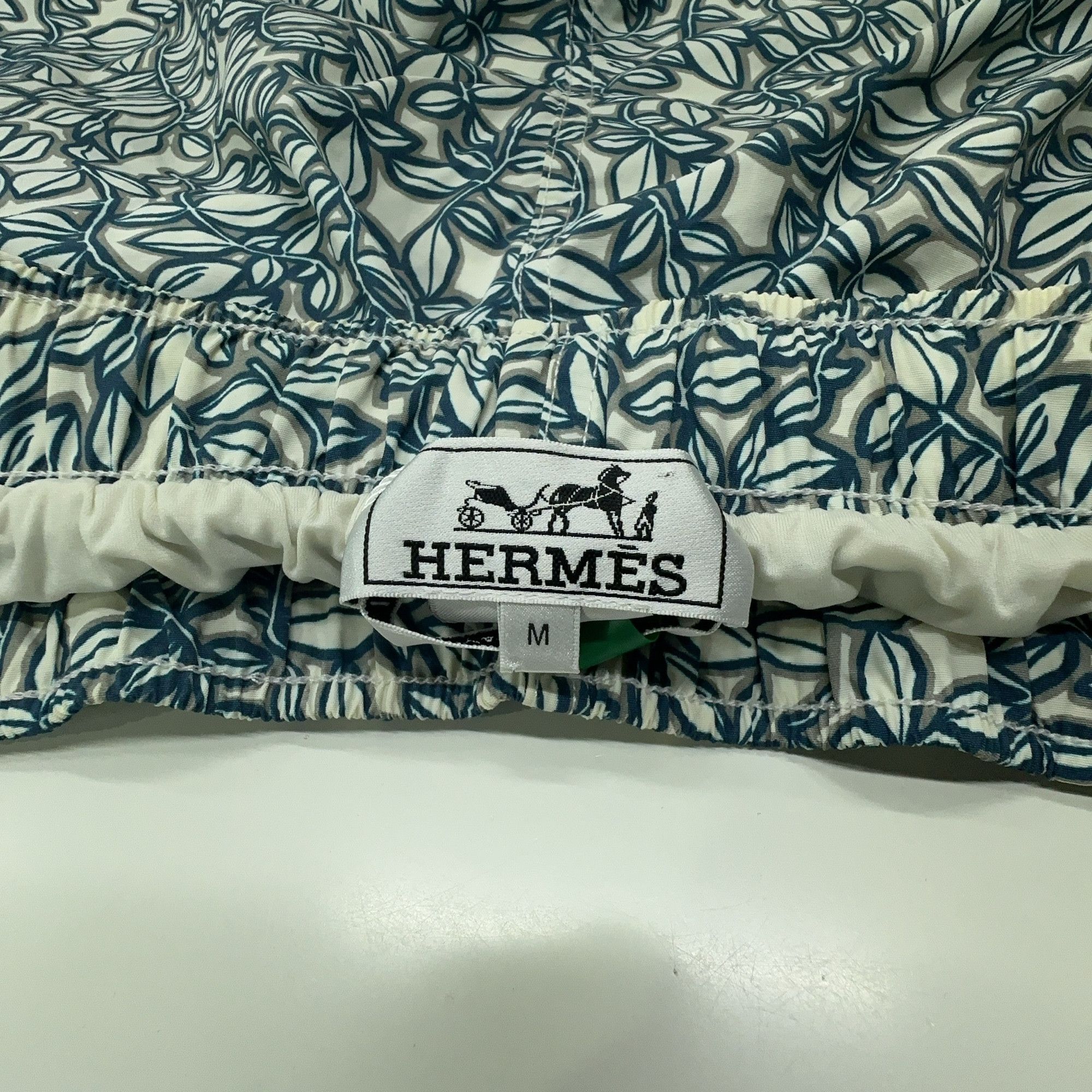 Hermes Hermès Leaf Print Swim Shorts Size M Size US 32 / EU 48 - 3 Thumbnail