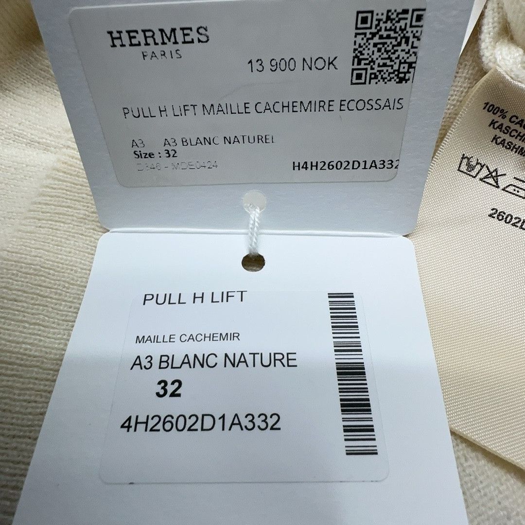 Hermes Hermès H Lift Cashmere Sweater Size 32 Size XXS / US 00 / IT 34 - 4 Thumbnail