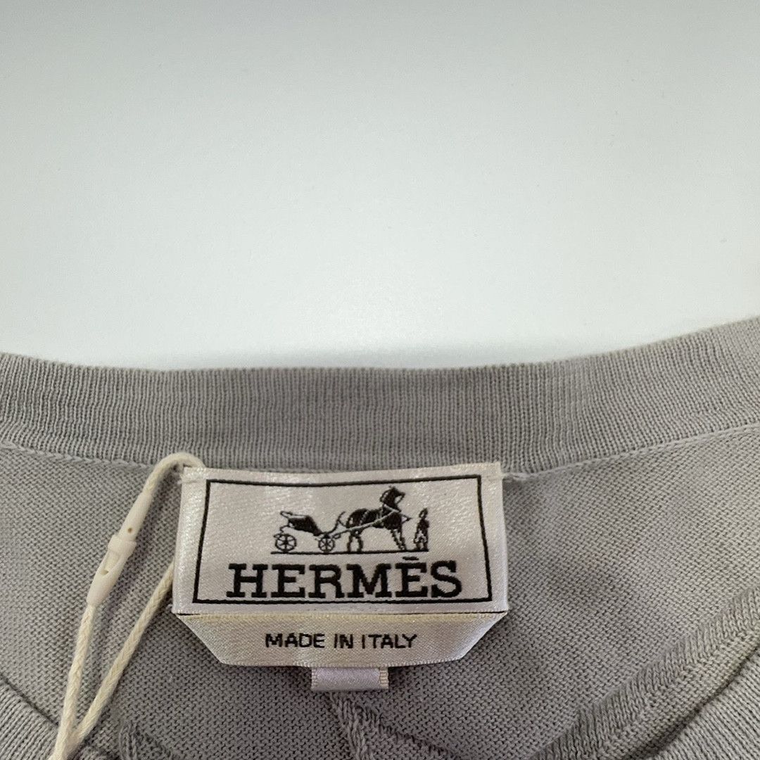 Hermes Hermès Horse Motif Knit Short Sleeve Sweater Size S Size US S / EU 44-46 / 1 - 3 Thumbnail