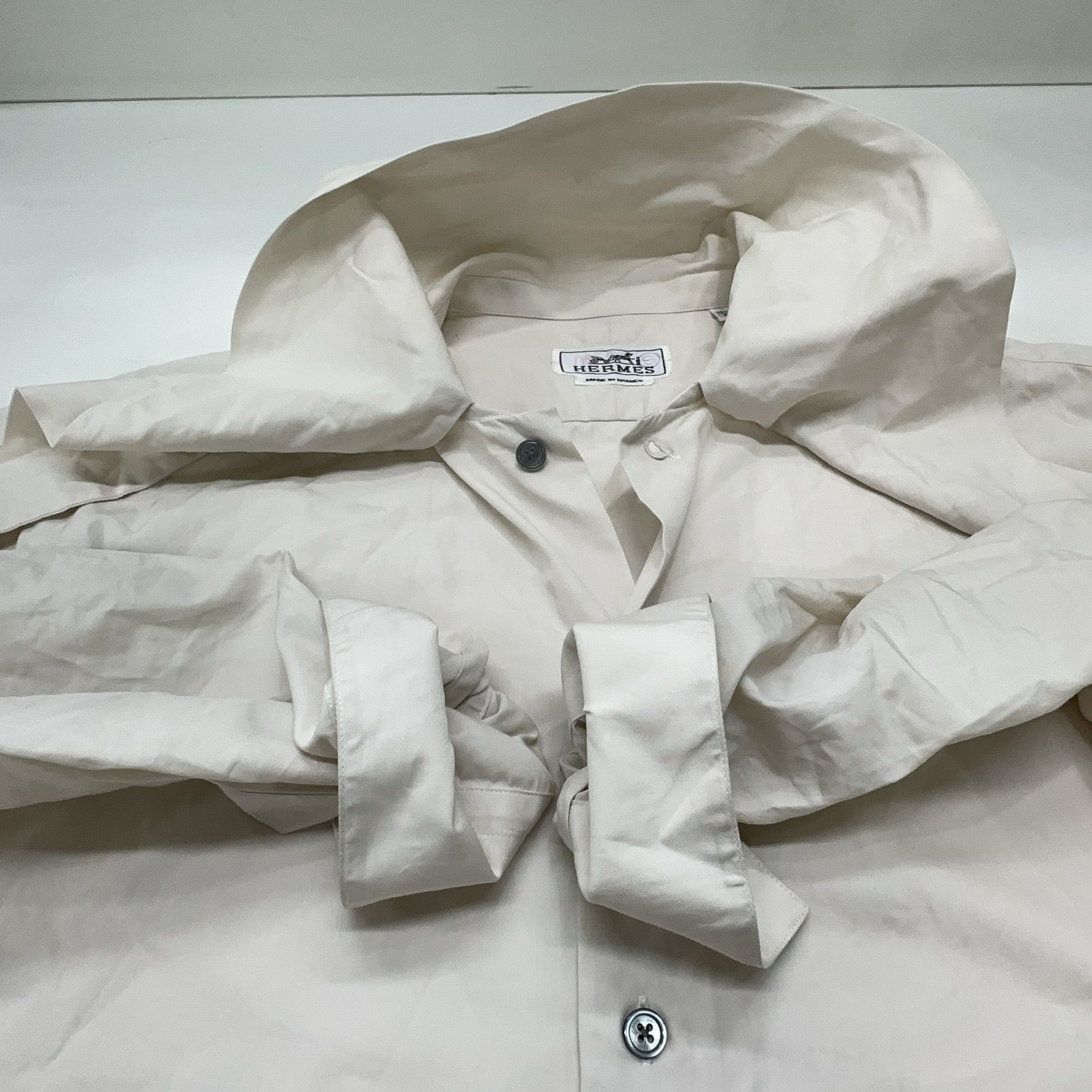 Hermes Hermès Cotton Button Up Shirt Size M Size US M / EU 48-50 / 2 - 8 Thumbnail