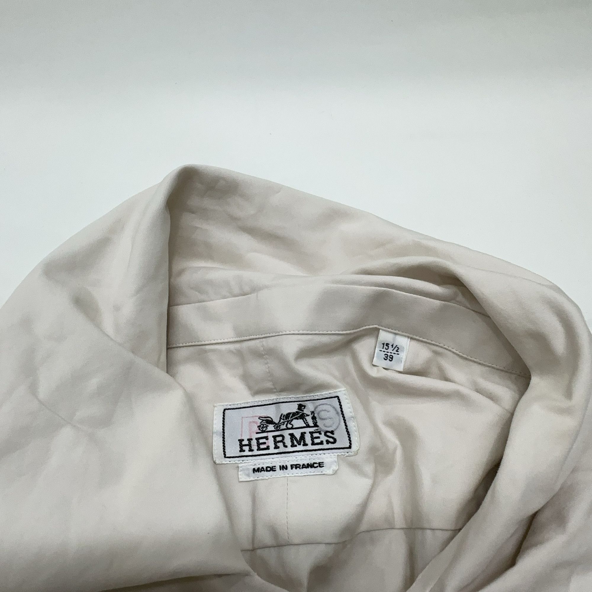 Hermes Hermès Cotton Button Up Shirt Size M Size US M / EU 48-50 / 2 - 6 Thumbnail