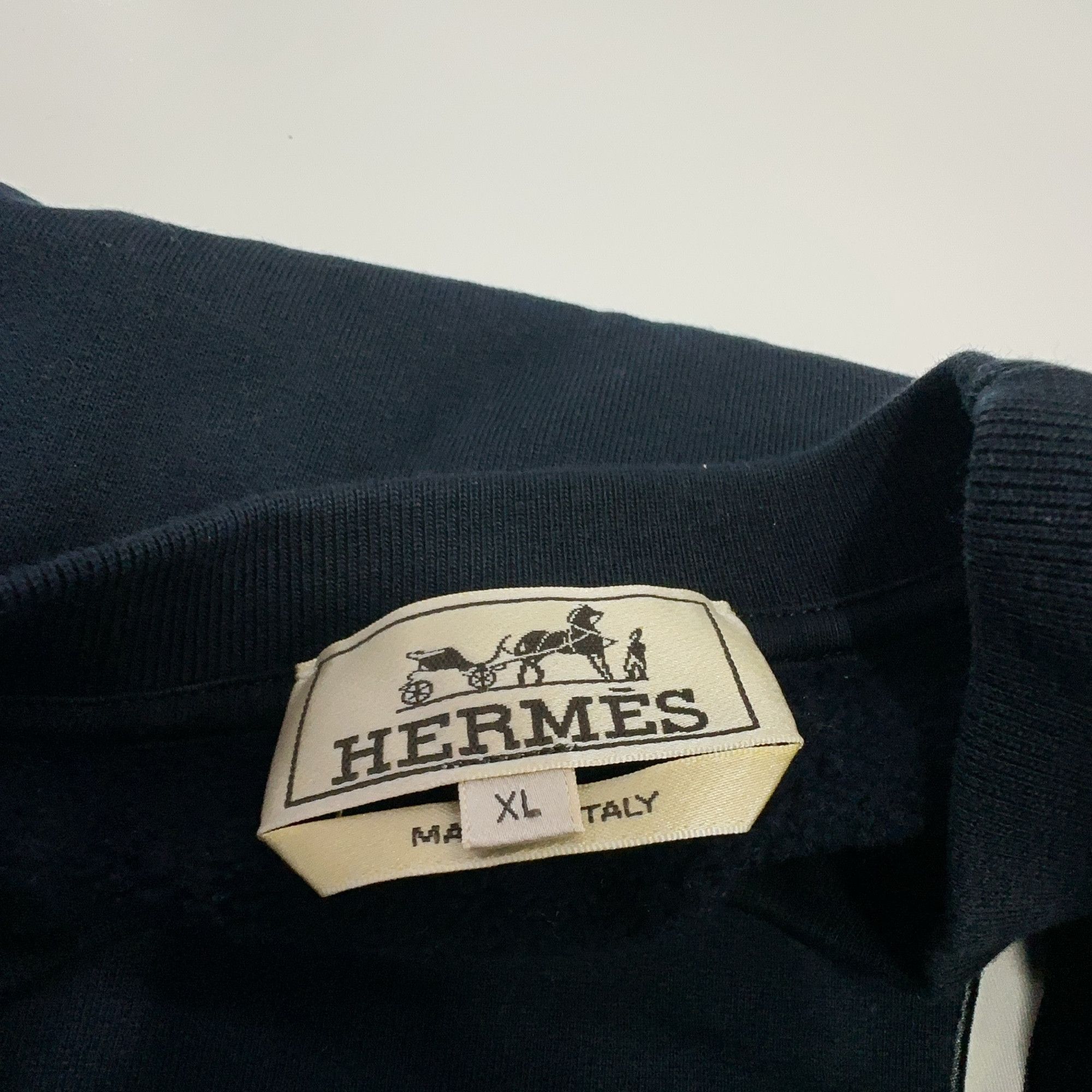 Hermes Hermes Navy Patch Crewneck Sweatshirt Size XL Size US XL / EU 56 / 4 - 4 Thumbnail