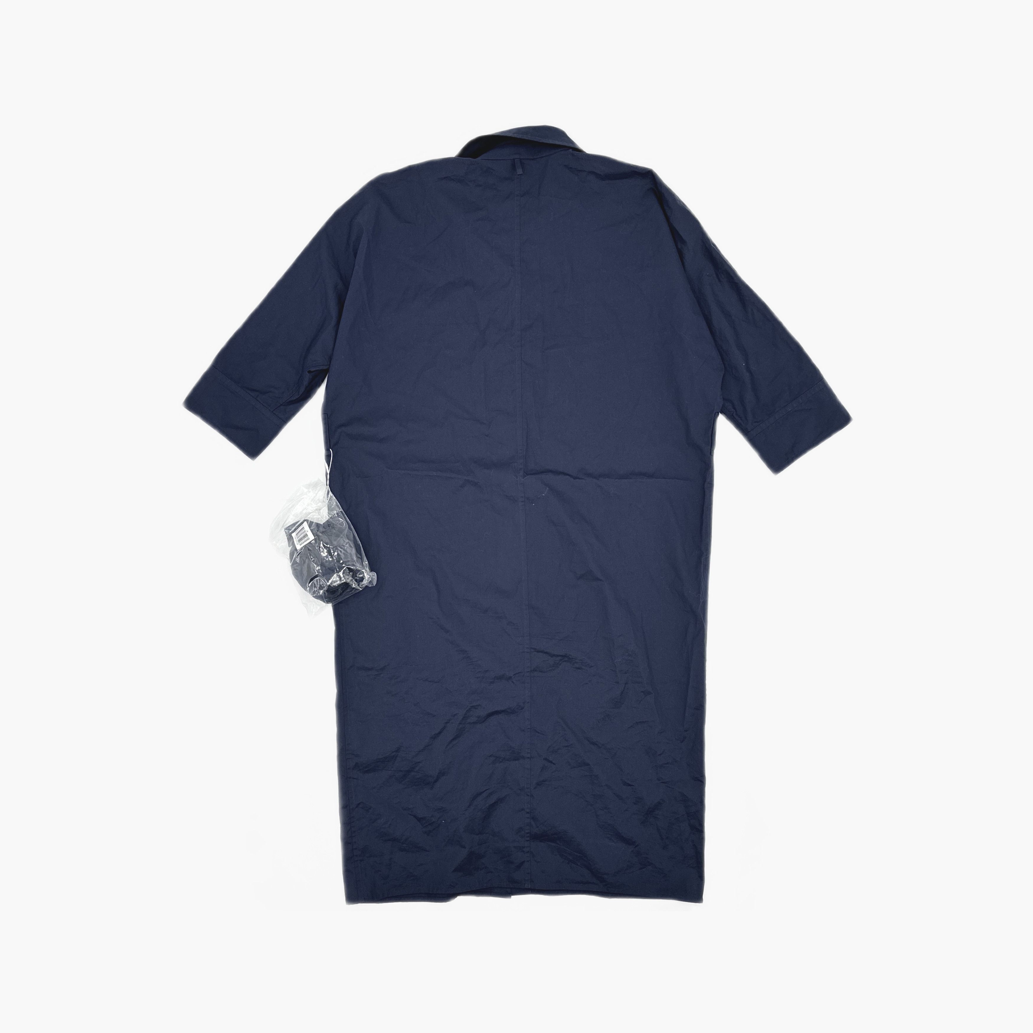 Hermes Hermes Navy Cotton Shirt Dress Size 38 Size S / US 4 / IT 40 - 2 Thumbnail