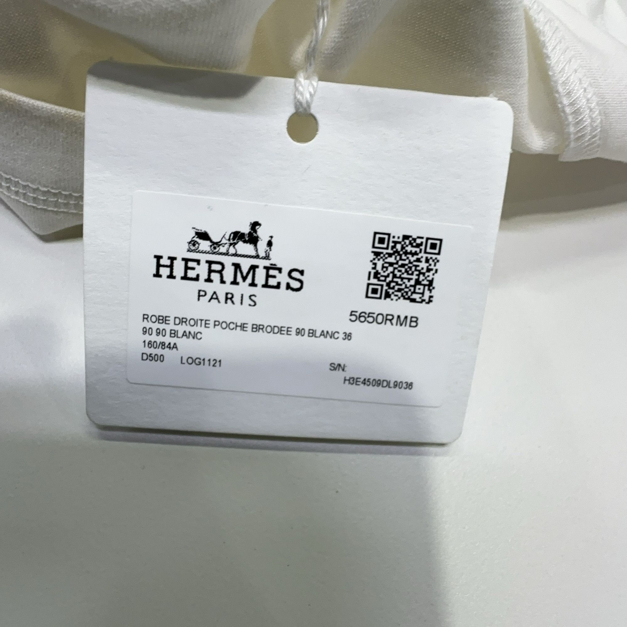 Hermes Hermes Embroidered Pocket T-Shirt Dress Size 36 Size XS / US 0-2 / IT 36-38 - 4 Thumbnail