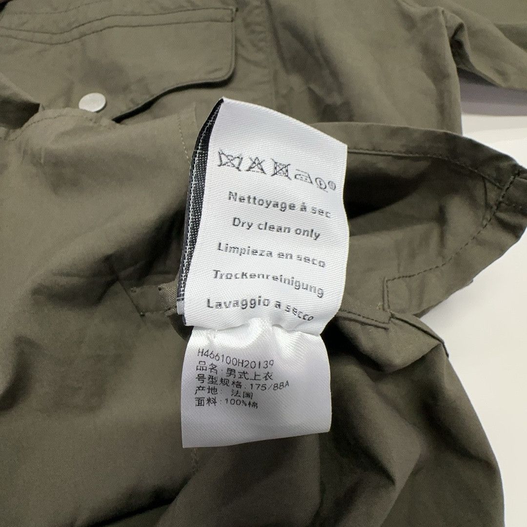 Hermes Hermès Cotton Snap Button Jacket Green 39 Size US M / EU 48-50 / 2 - 3 Thumbnail