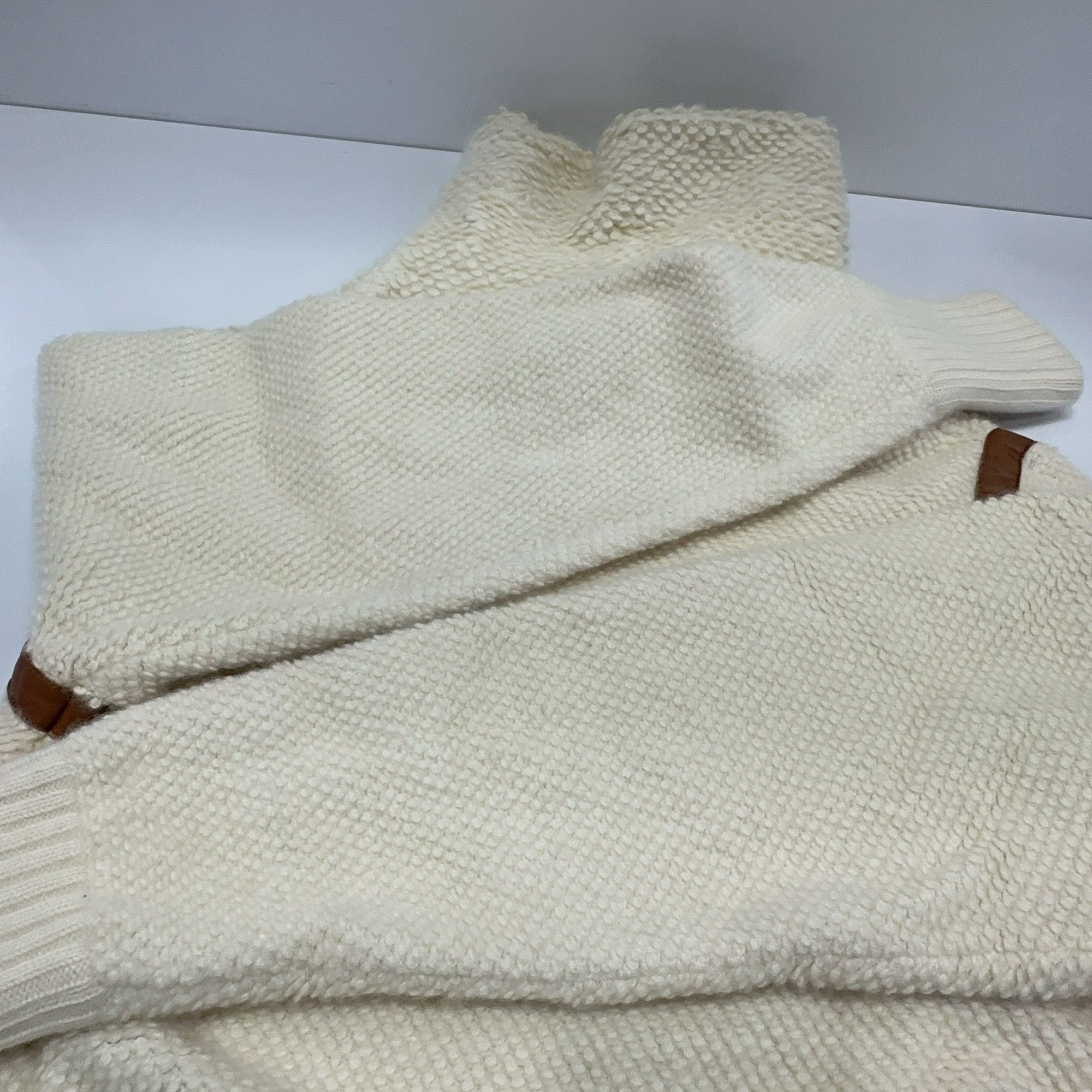 Hermes Hermès Leather Trim Cashmere Turtleneck Sweater Size 36 Size XS / US 0-2 / IT 36-38 - 10 Thumbnail