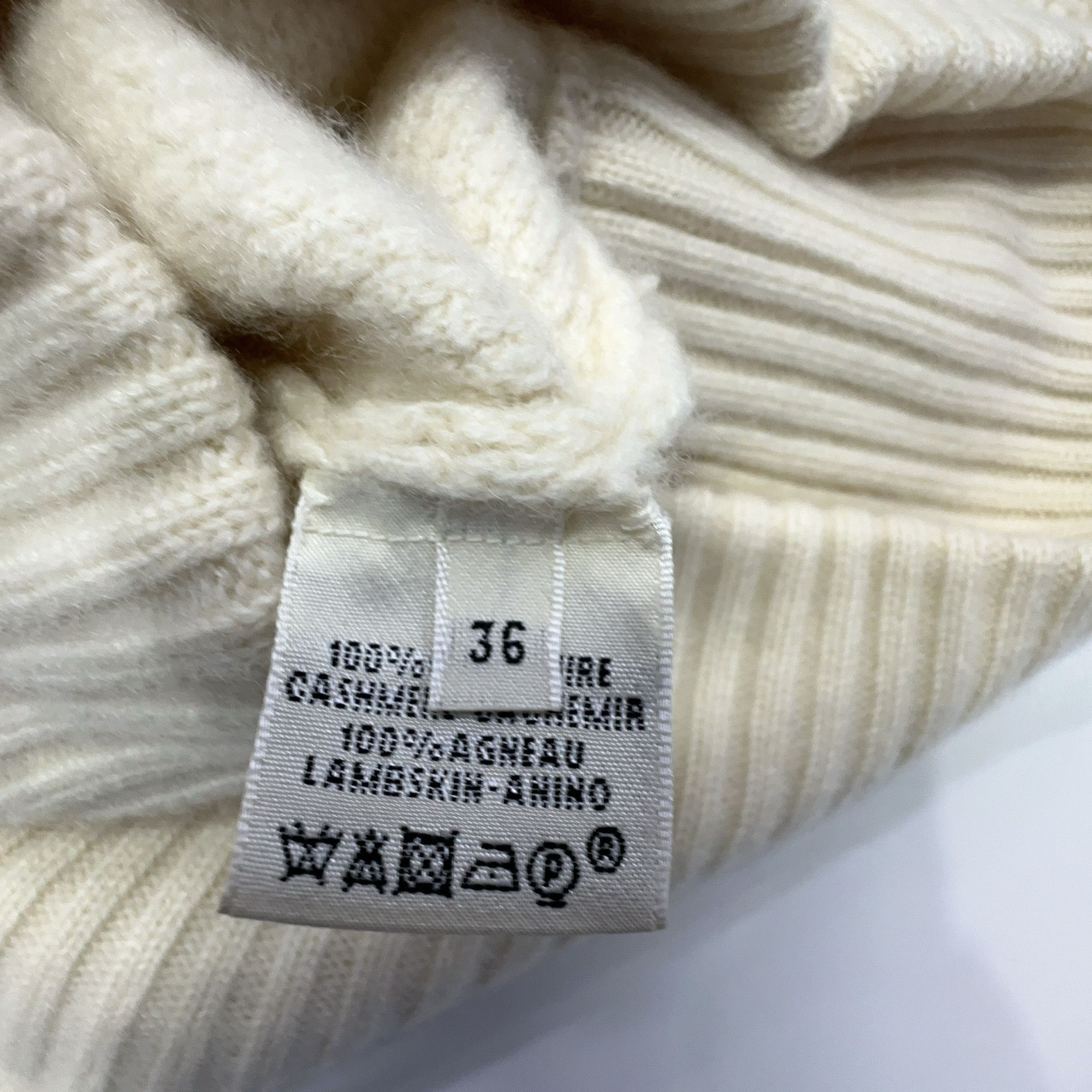 Hermes Hermès Leather Trim Cashmere Turtleneck Sweater Size 36 Size XS / US 0-2 / IT 36-38 - 3 Thumbnail