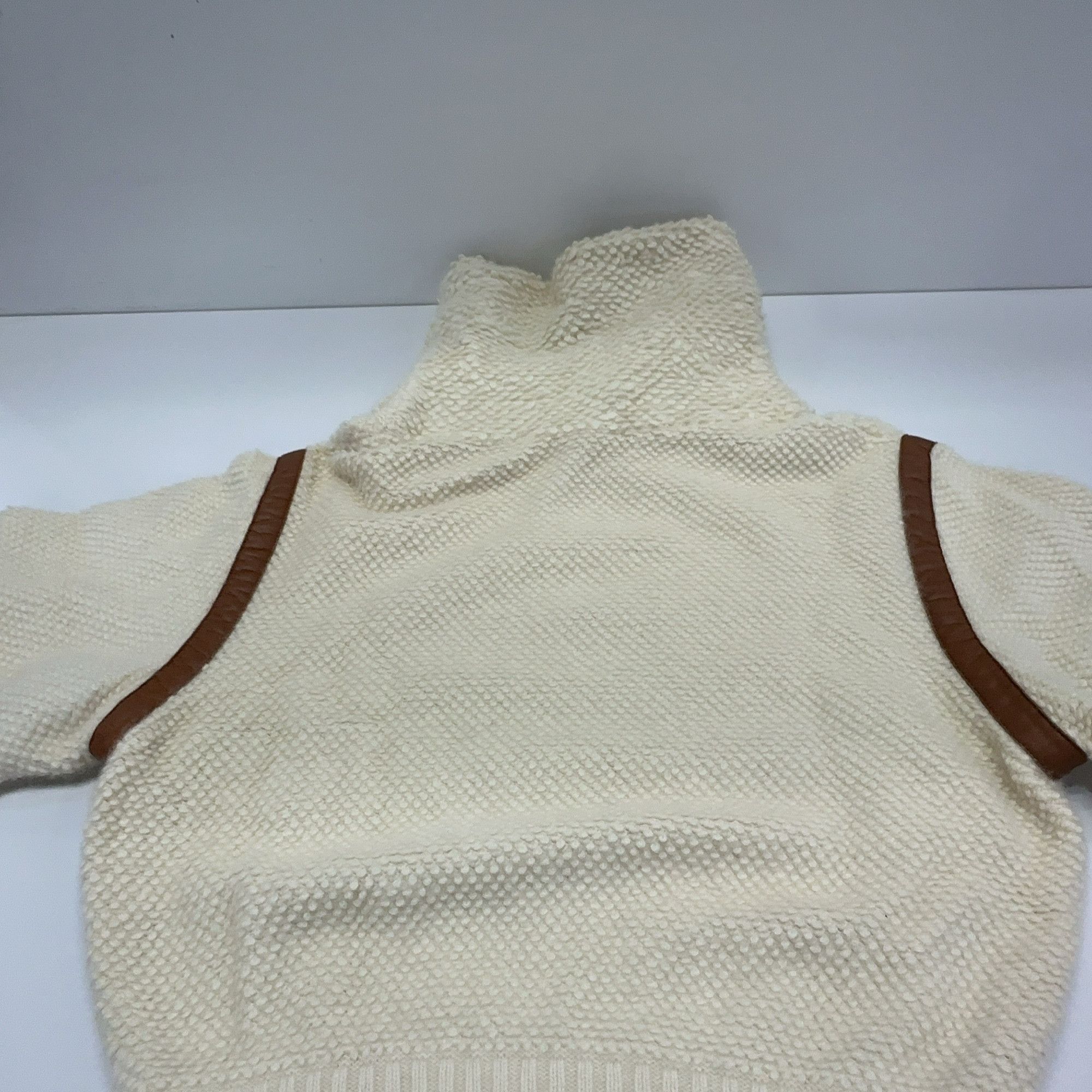 Hermes Hermès Leather Trim Cashmere Turtleneck Sweater Size 36 Size XS / US 0-2 / IT 36-38 - 11 Thumbnail