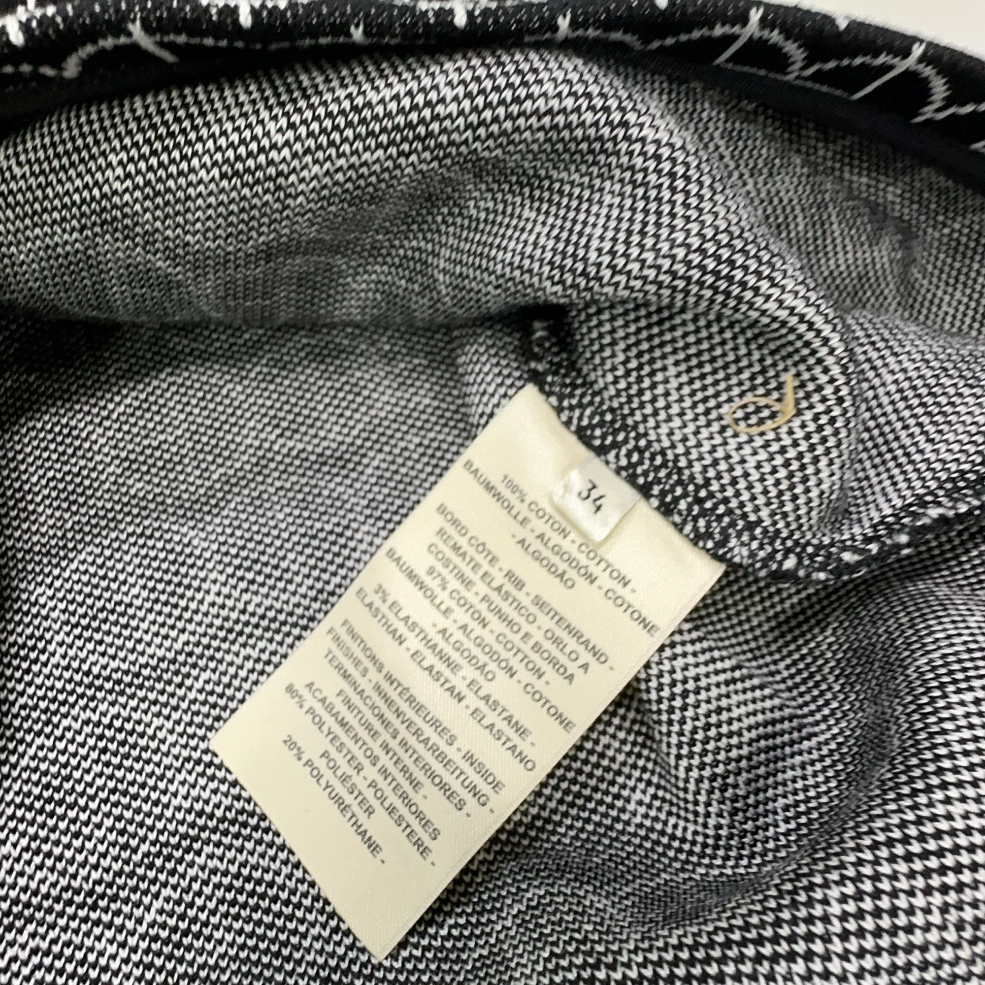 Hermes Hermès Monogram Knit Short Sleeve T-Shirt Size 34 Size XS / US 0-2 / IT 36-38 - 4 Thumbnail