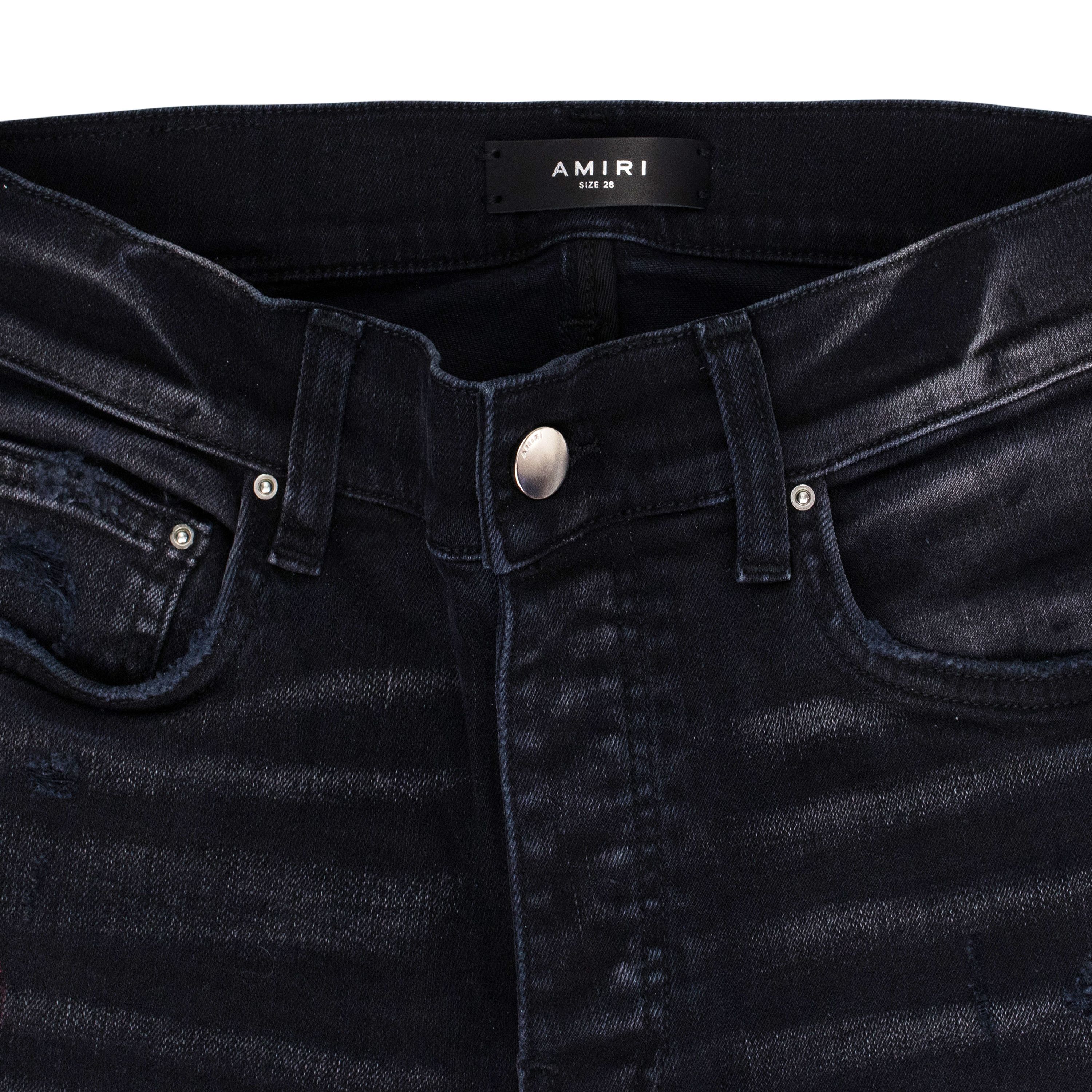 Amiri Amiri Black Skinny Painter Jean SIZE 31 Size US 31 - 3 Thumbnail