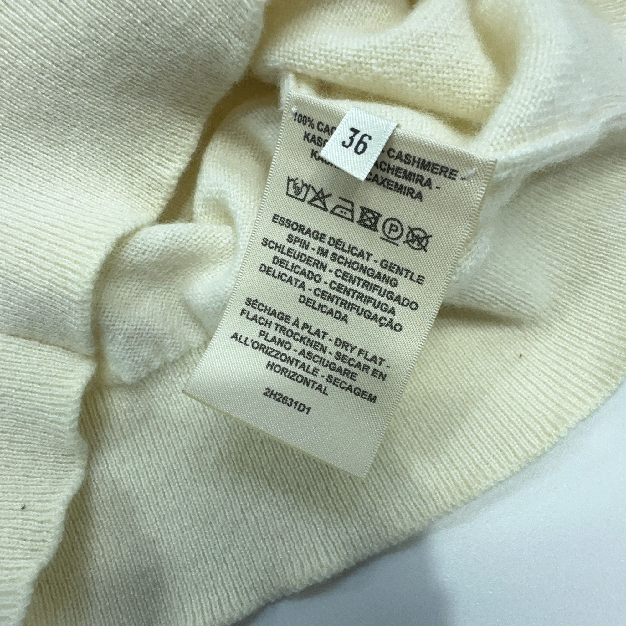 Hermes Hermès H Motif Cashmere Sweater Size 36 Size XS / US 0-2 / IT 36-38 - 5 Thumbnail