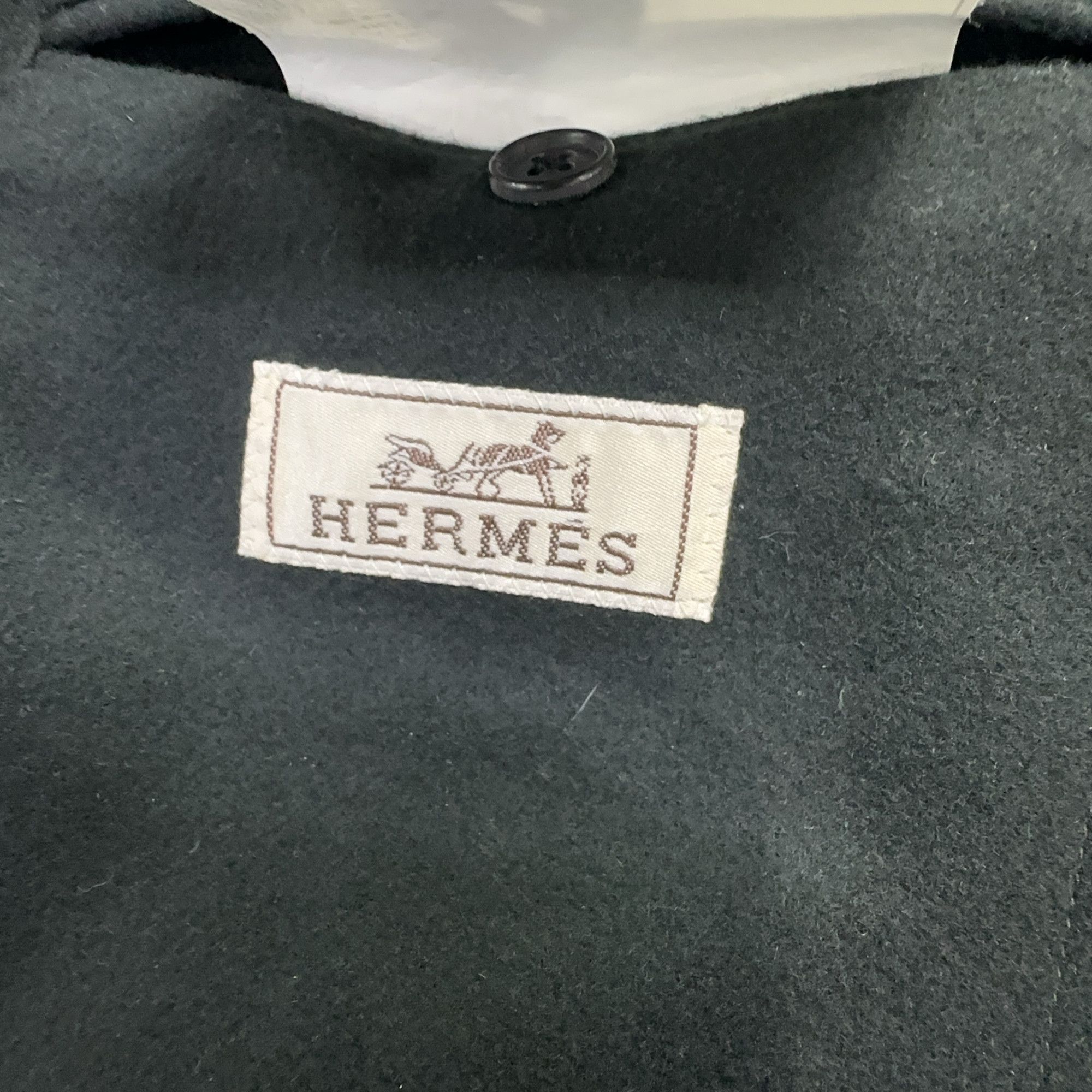 Hermes Hermès Wool Leather Trim Blazer Size 36R Size 36R - 5 Thumbnail