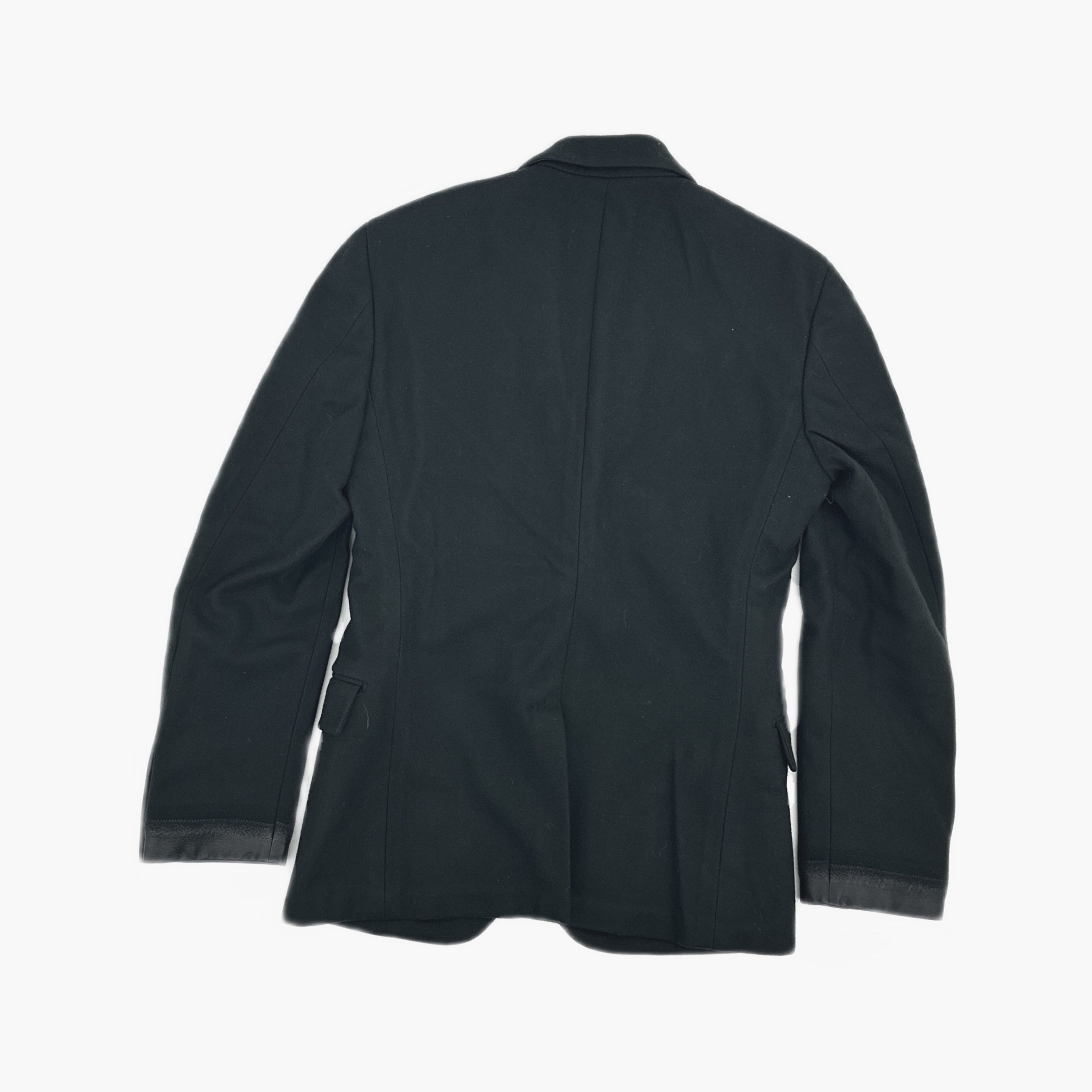 Hermes Hermès Wool Leather Trim Blazer Size 36R Size 36R - 2 Thumbnail