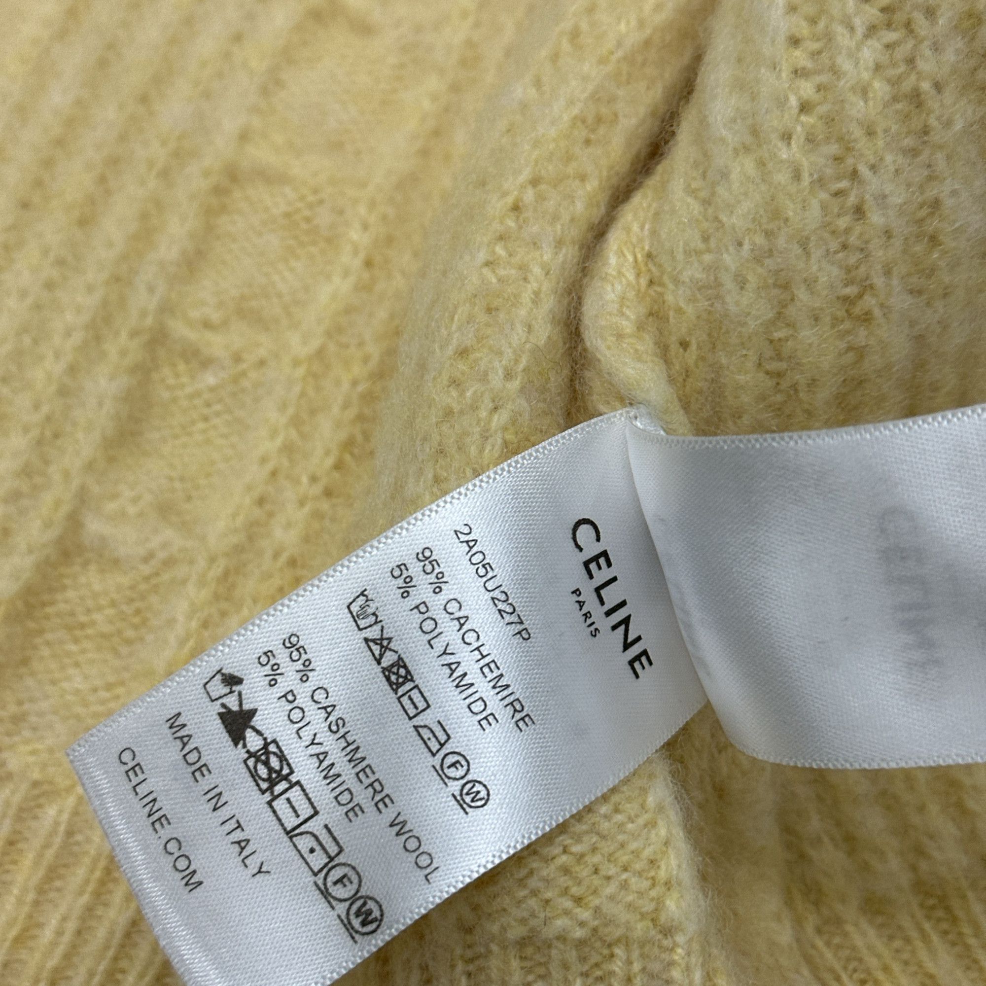 Celine Celine Cable Knit Short Sleeve Cardigan Size L Size L / US 10 / IT 46 - 5 Thumbnail