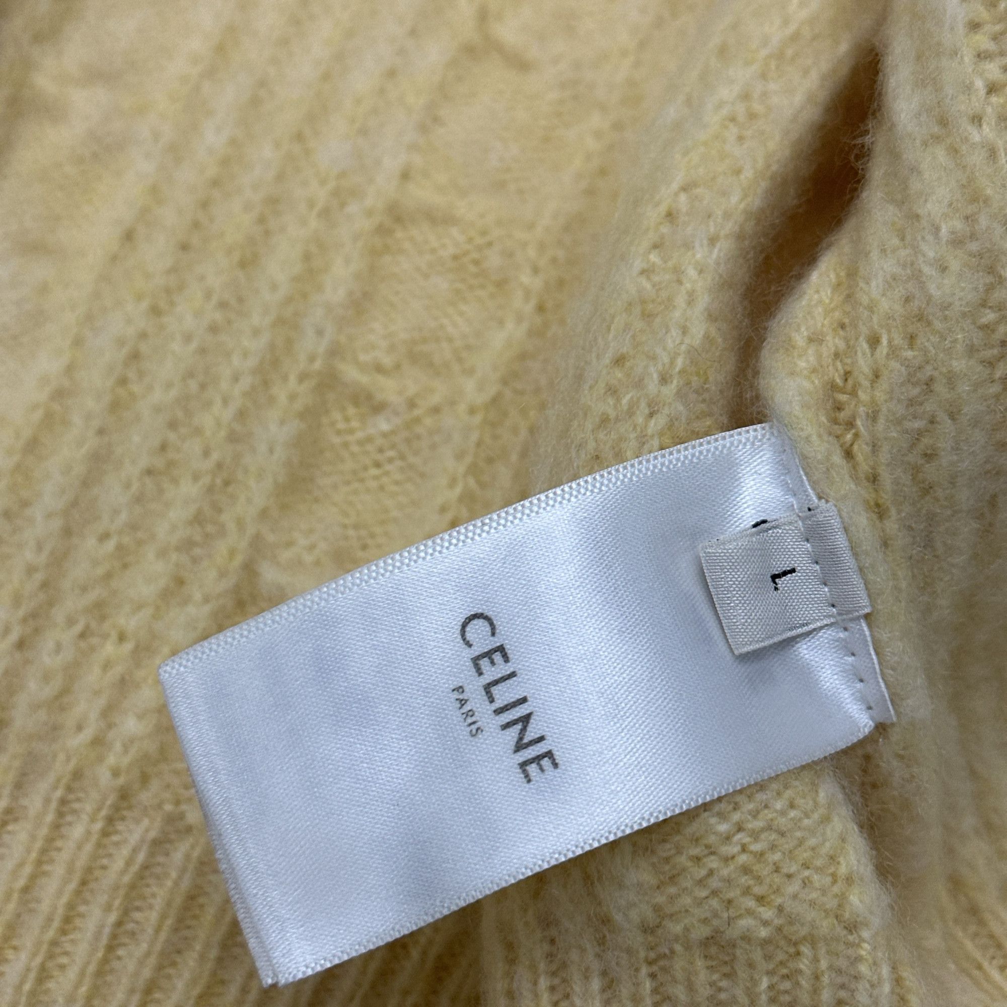 Celine Celine Cable Knit Short Sleeve Cardigan Size L Size L / US 10 / IT 46 - 4 Thumbnail