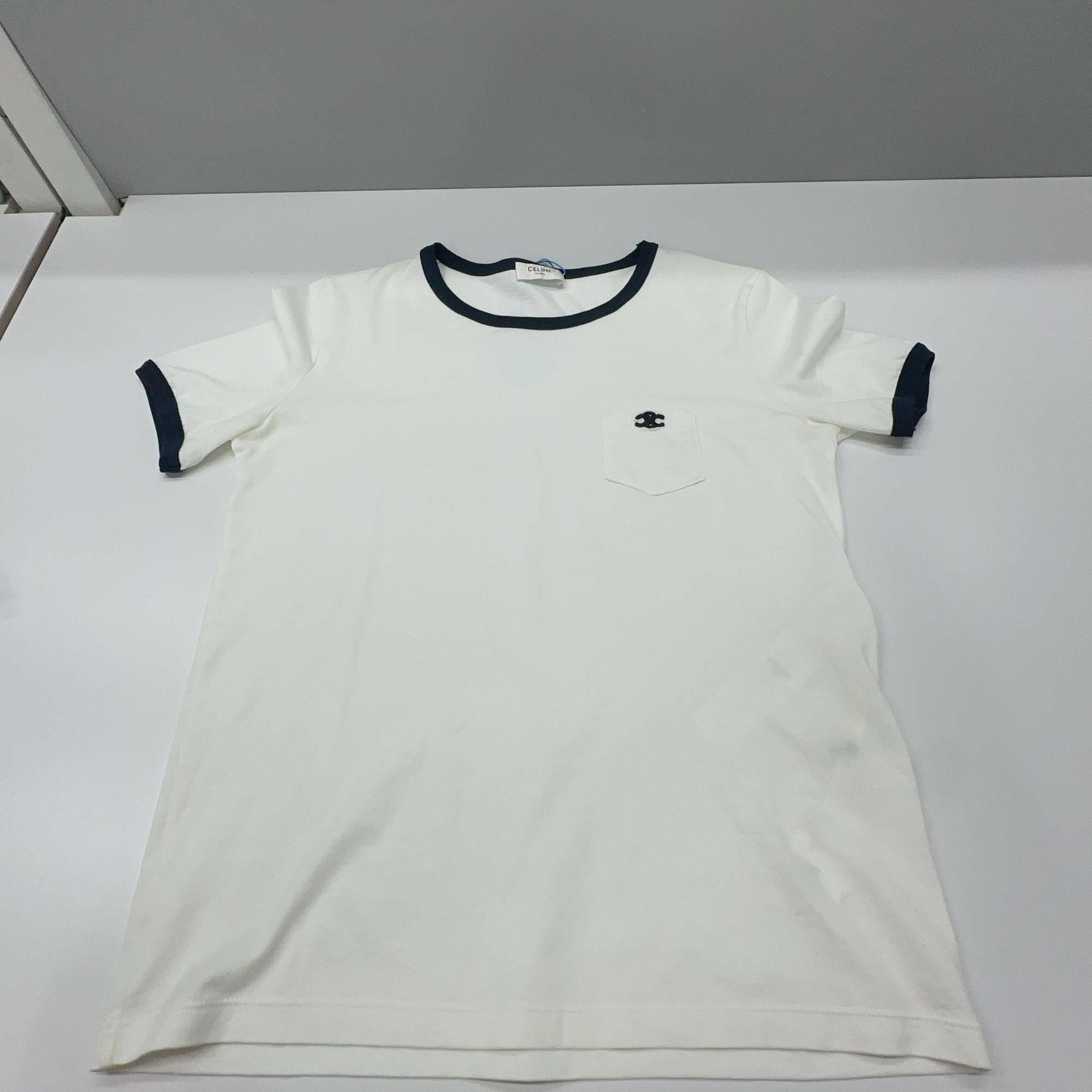 Celine Celine Triomphe Pocket Short Sleeve T-Shirt Size XS Size XS / US 0-2 / IT 36-38 - 13 Thumbnail