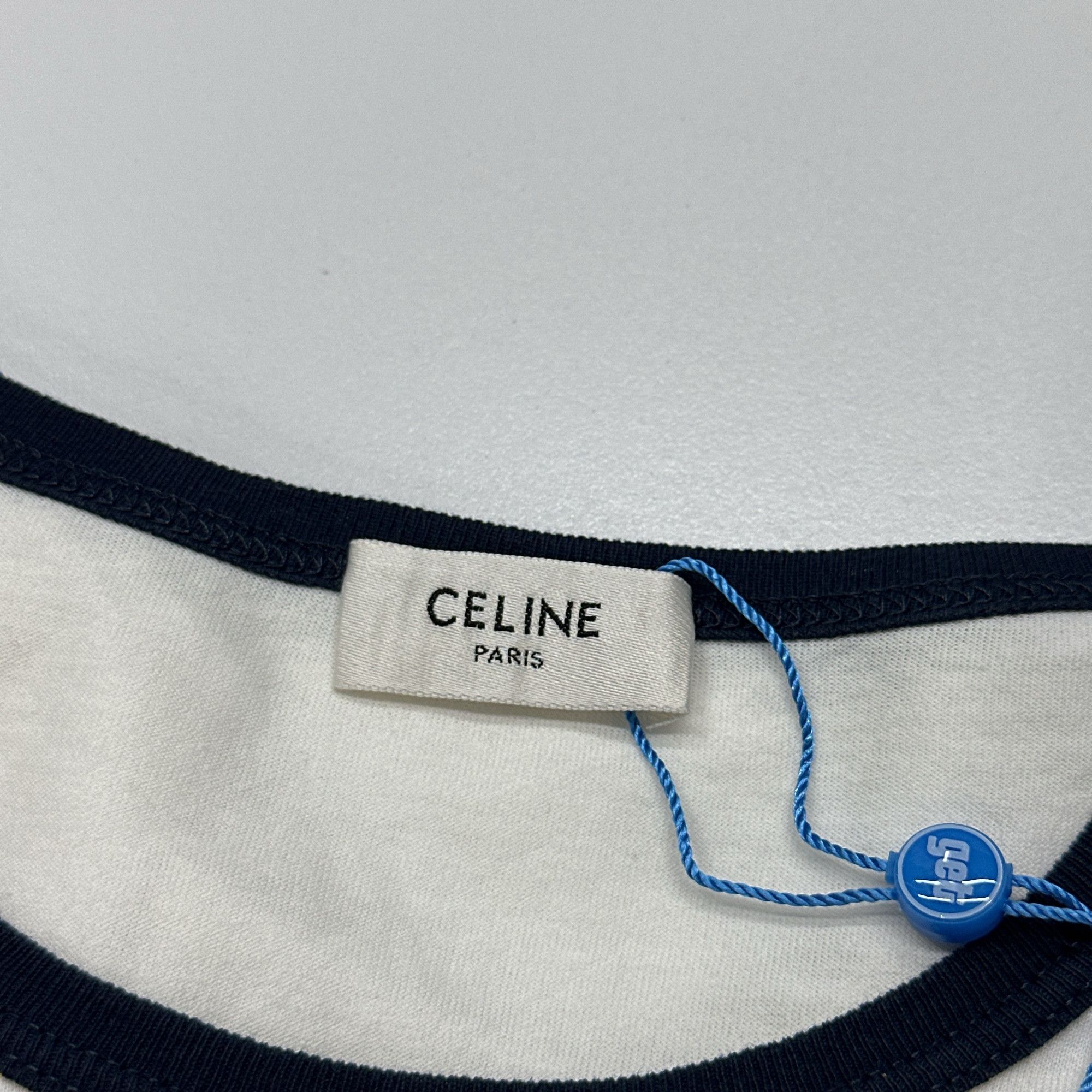 Celine Celine Triomphe Pocket Short Sleeve T-Shirt Size XS Size XS / US 0-2 / IT 36-38 - 8 Thumbnail