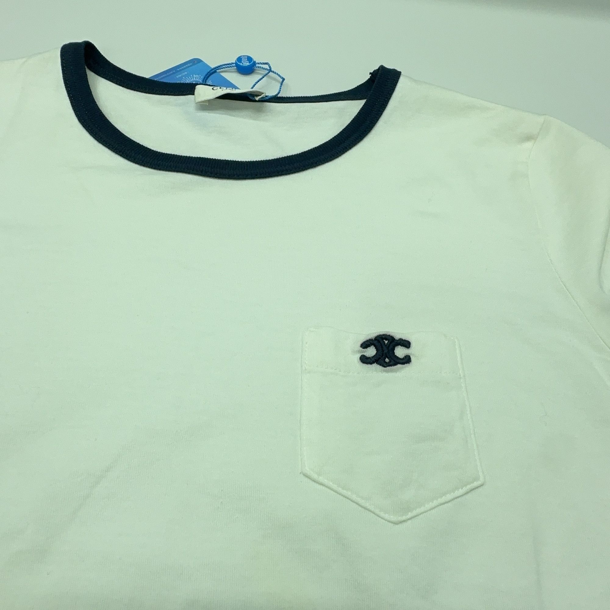 Celine Celine Triomphe Pocket Short Sleeve T-Shirt Size XS Size XS / US 0-2 / IT 36-38 - 16 Thumbnail