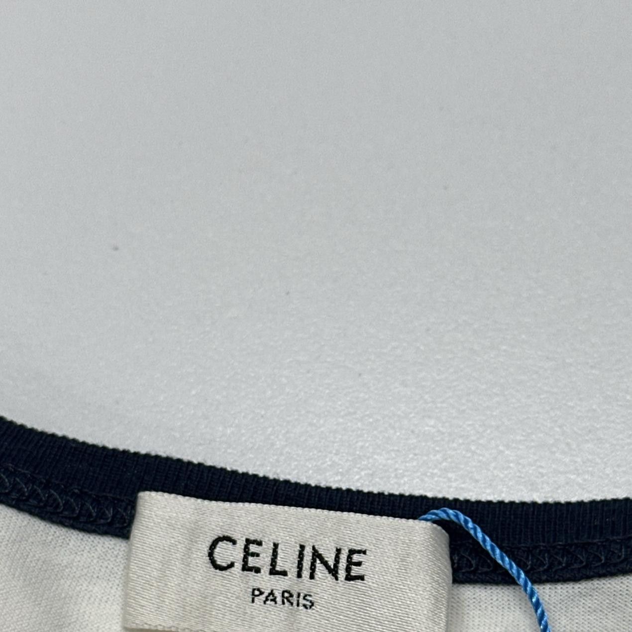 Celine Celine Triomphe Pocket Short Sleeve T-Shirt Size XS Size XS / US 0-2 / IT 36-38 - 9 Thumbnail
