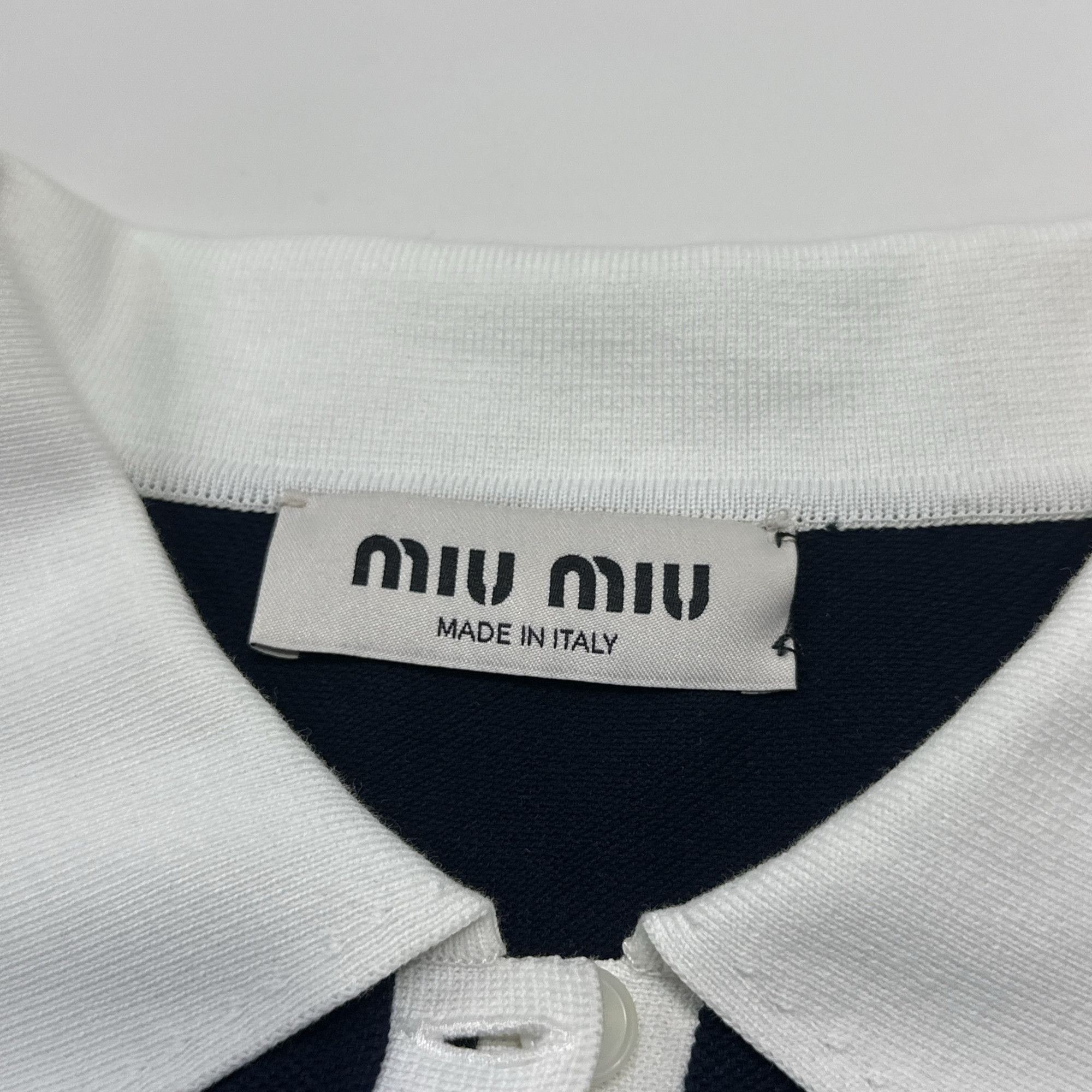 Miu Miu Miu Miu Logo Embroidery Polo Size L Size L / US 10 / IT 46 - 3 Thumbnail