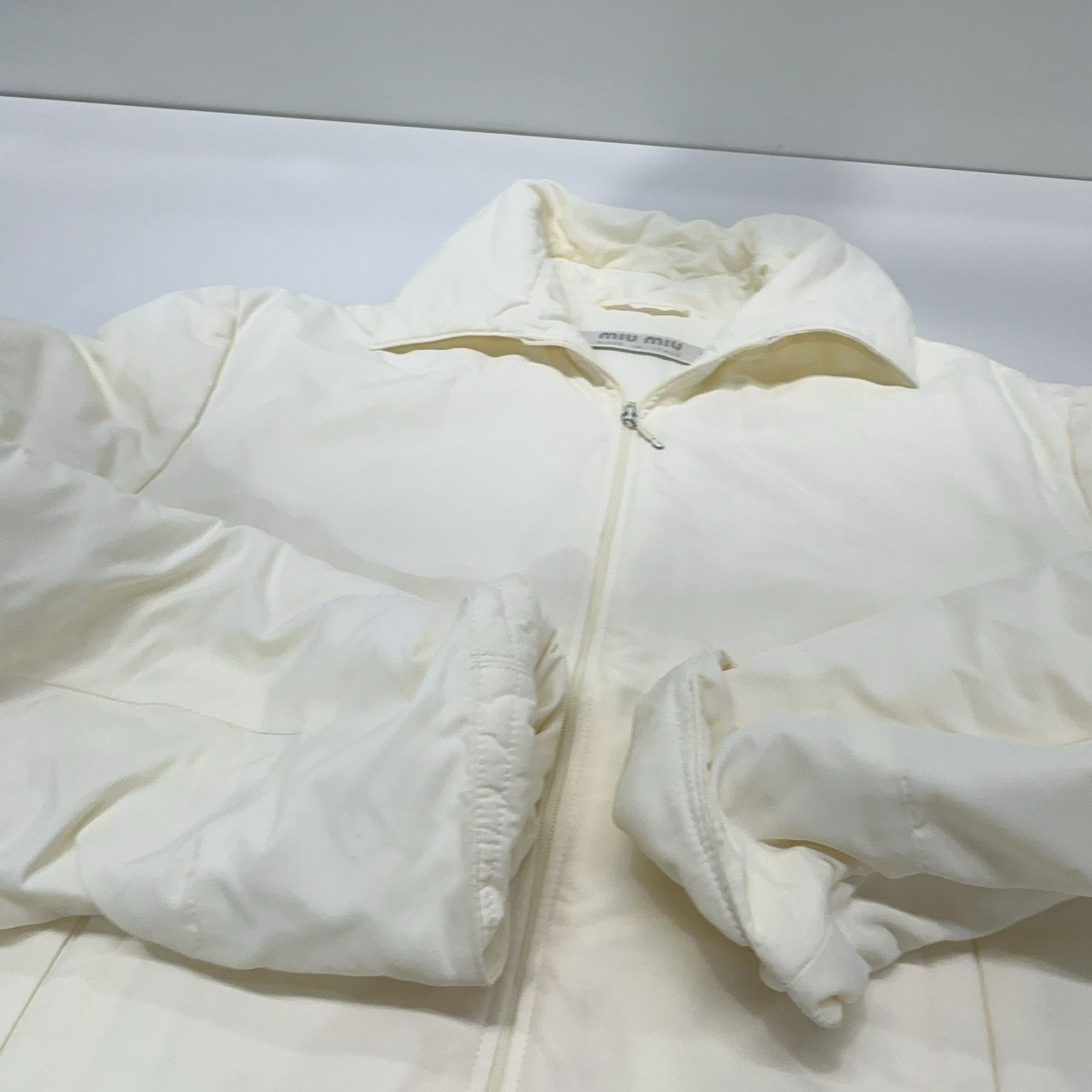 Miu Miu Miu Miu White Padded Jacket Size 46 Size L / US 10 / IT 46 - 7 Thumbnail