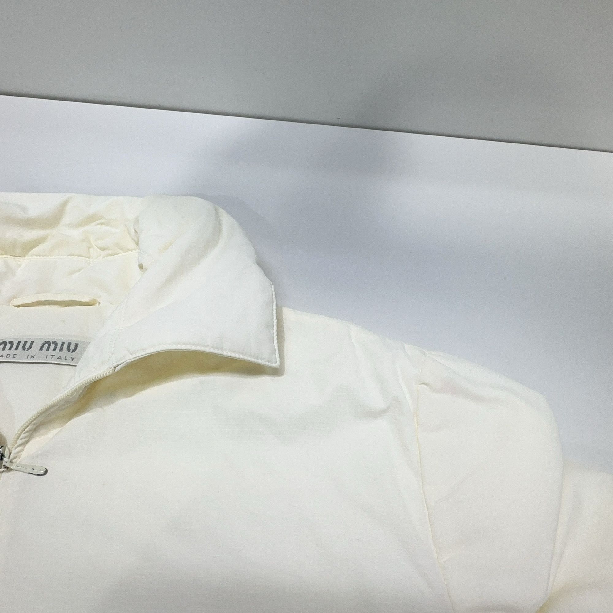 Miu Miu Miu Miu White Padded Jacket Size 46 Size L / US 10 / IT 46 - 6 Thumbnail