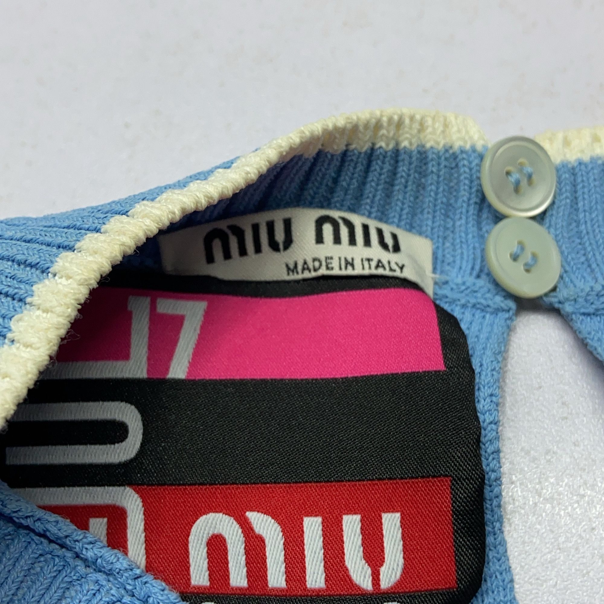 Miu Miu Miu Miu Patch Detail Knit Sweater Size 40 Size S / US 4 / IT 40 - 4 Thumbnail