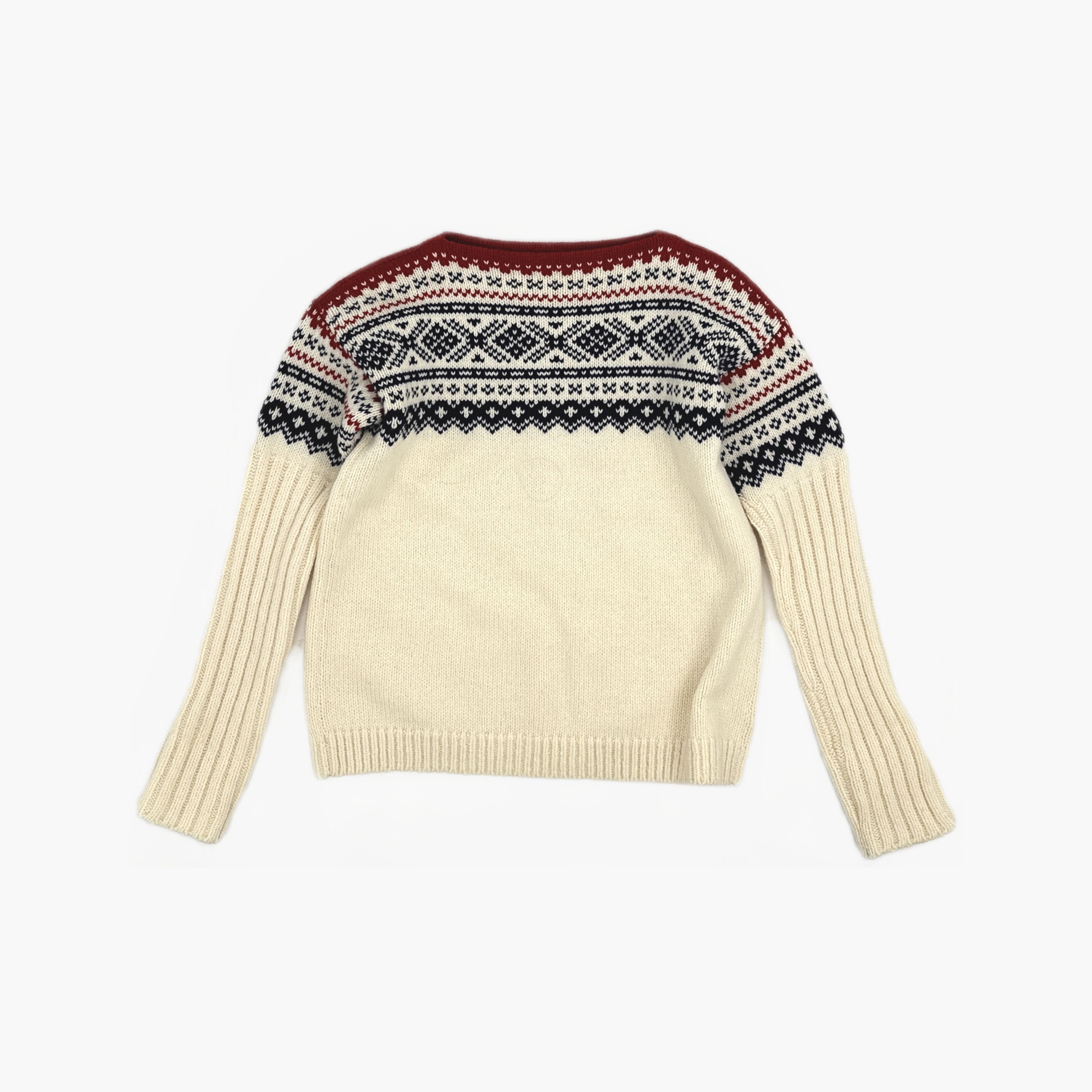 Miu Miu Miu Miu Geometric Pattern Wool Sweater Size 40 Size S / US 4 / IT 40 - 2 Thumbnail
