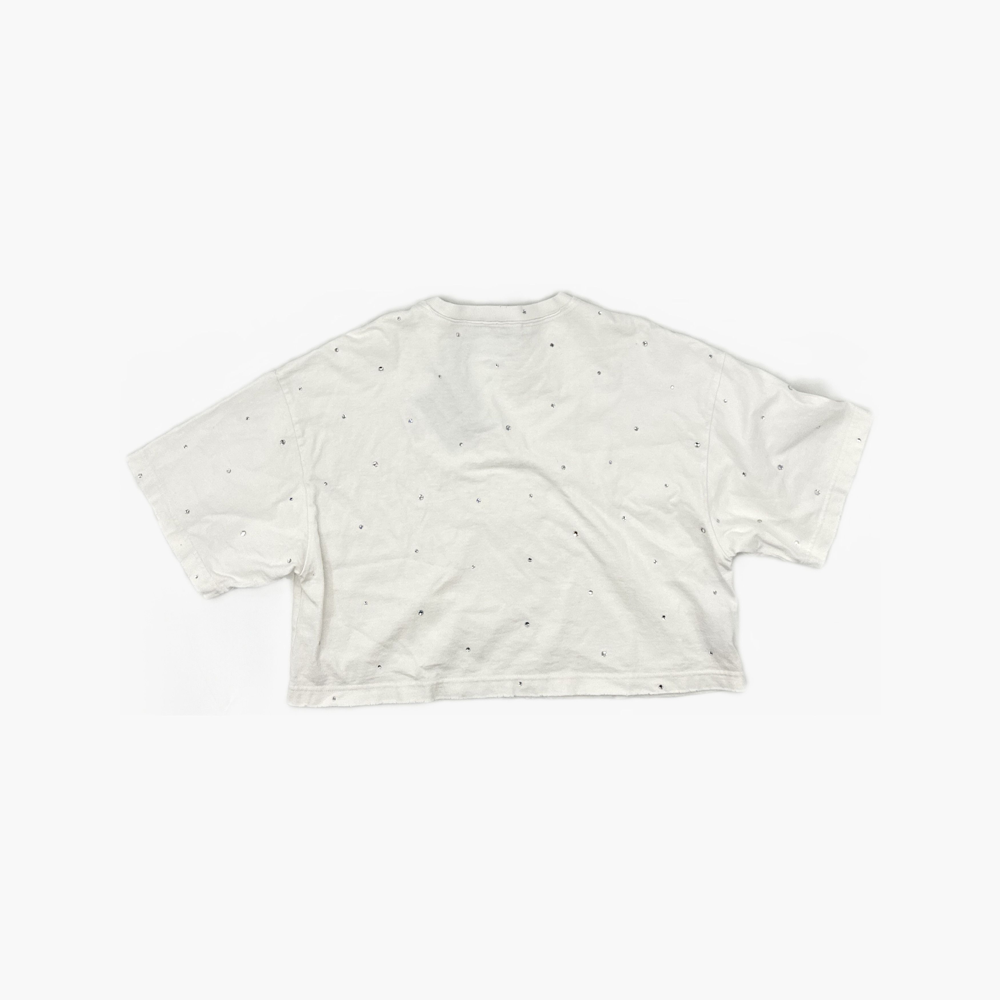 Miu Miu Miu Miu Crystal Logo T-Shirt S Size S / US 4 / IT 40 - 2 Thumbnail