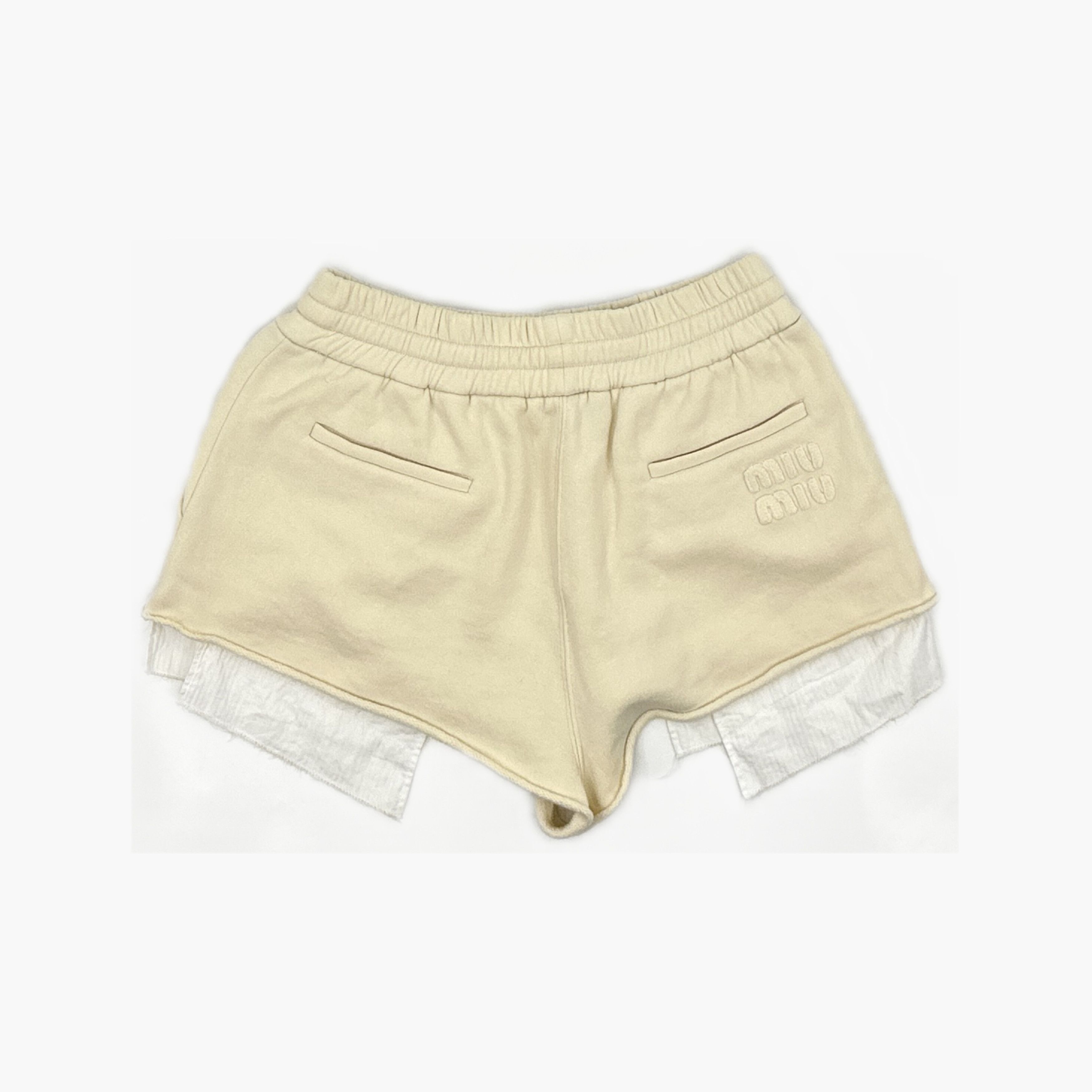 Miu Miu Miu Miu Embroidered Layered Shorts Size 40 Size 27" / US 4 / IT 40 - 2 Thumbnail