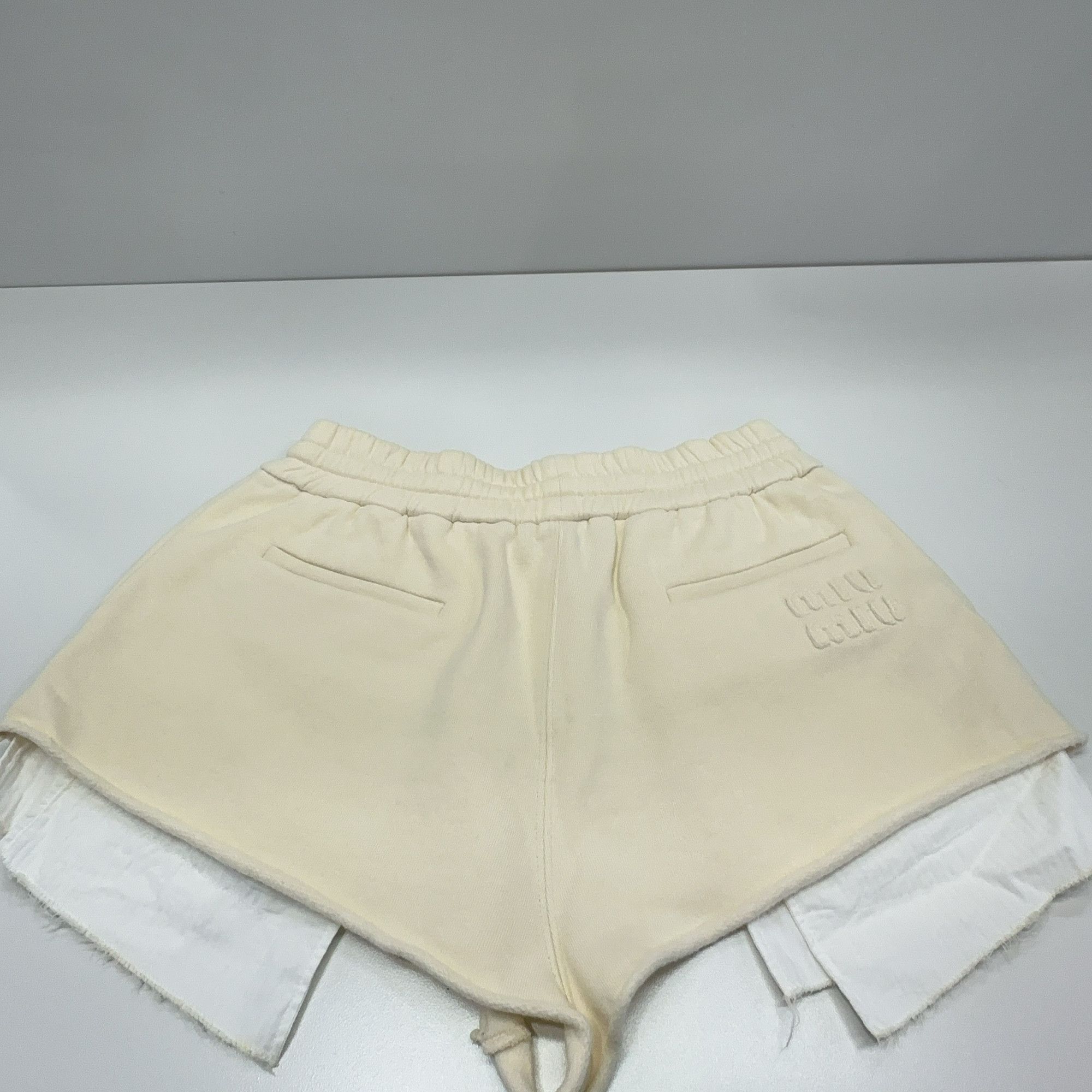 Miu Miu Miu Miu Embroidered Layered Shorts Size 40 Size 27" / US 4 / IT 40 - 8 Thumbnail