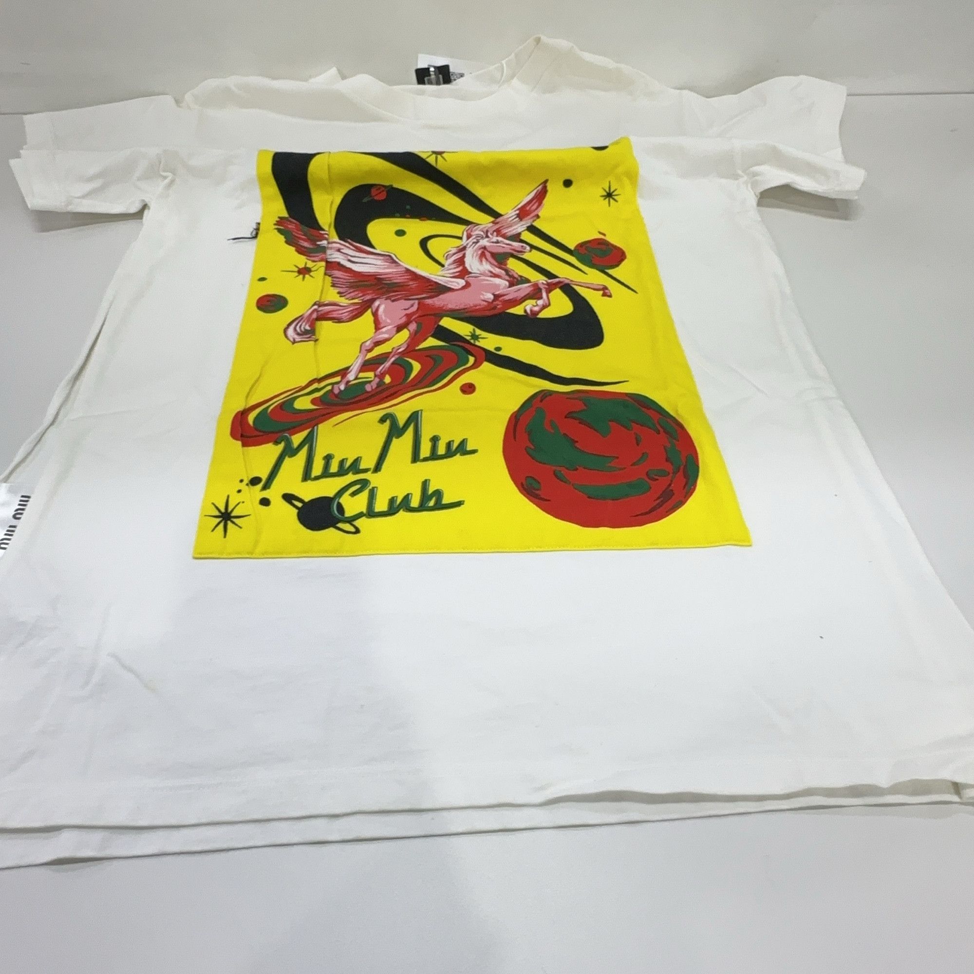 Miu Miu Miu Miu Pegasus Print T-Shirt Size M Size M / US 6-8 / IT 42-44 - 8 Thumbnail