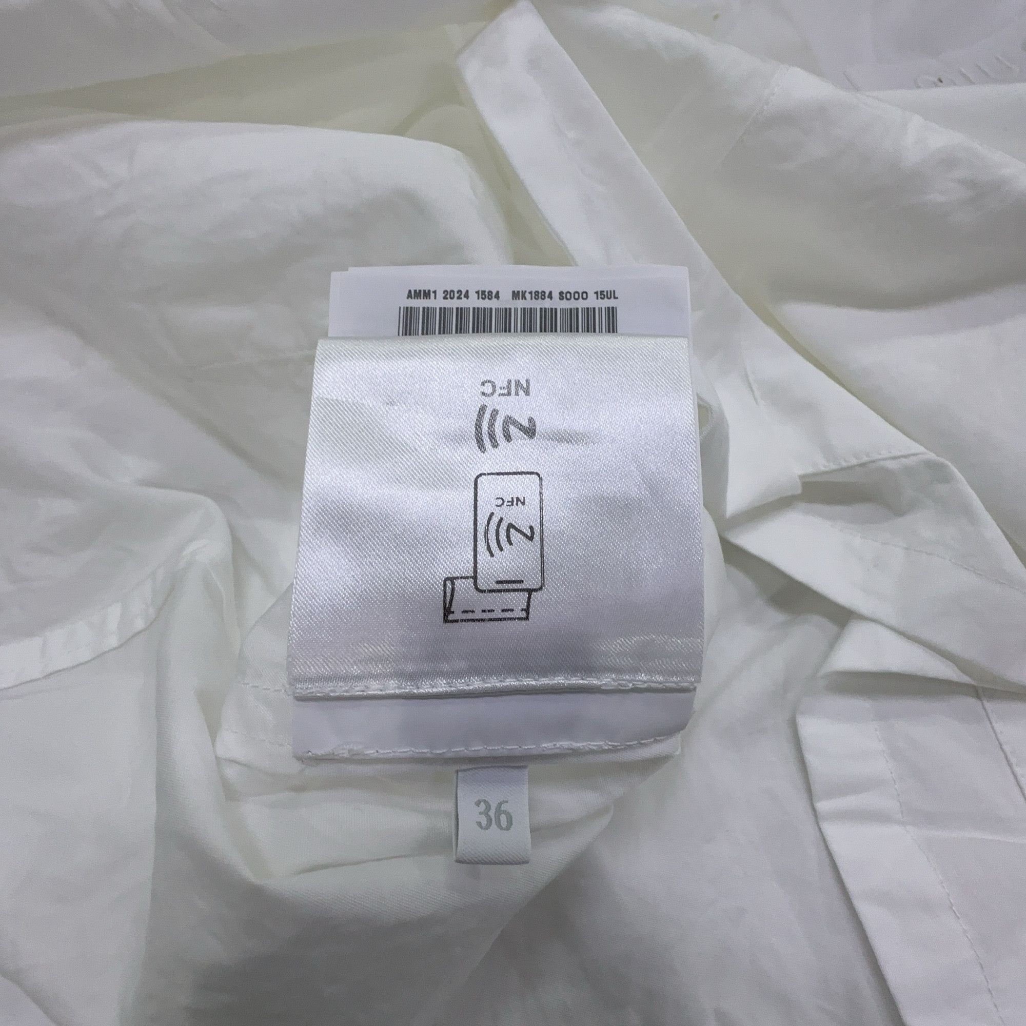 Miu Miu Miu Miu Logo Embroidery White Shirt Size 36 Size XS / US 0-2 / IT 36-38 - 3 Thumbnail