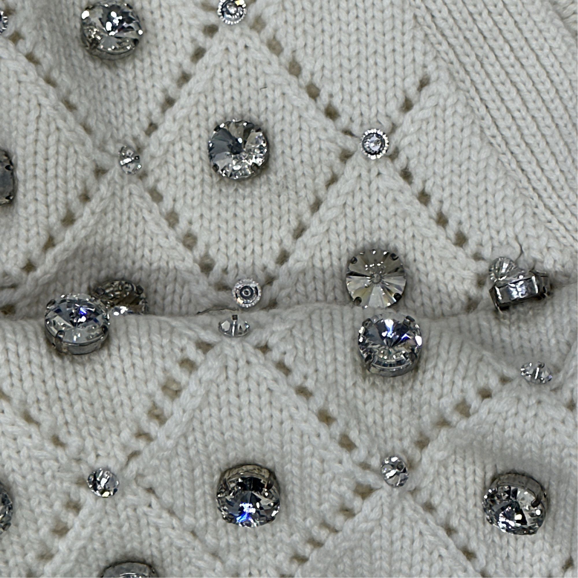 Miu Miu Miu Miu Crystal Embellished Cashmere Cardigan Size 36 Size XS / US 0-2 / IT 36-38 - 6 Thumbnail