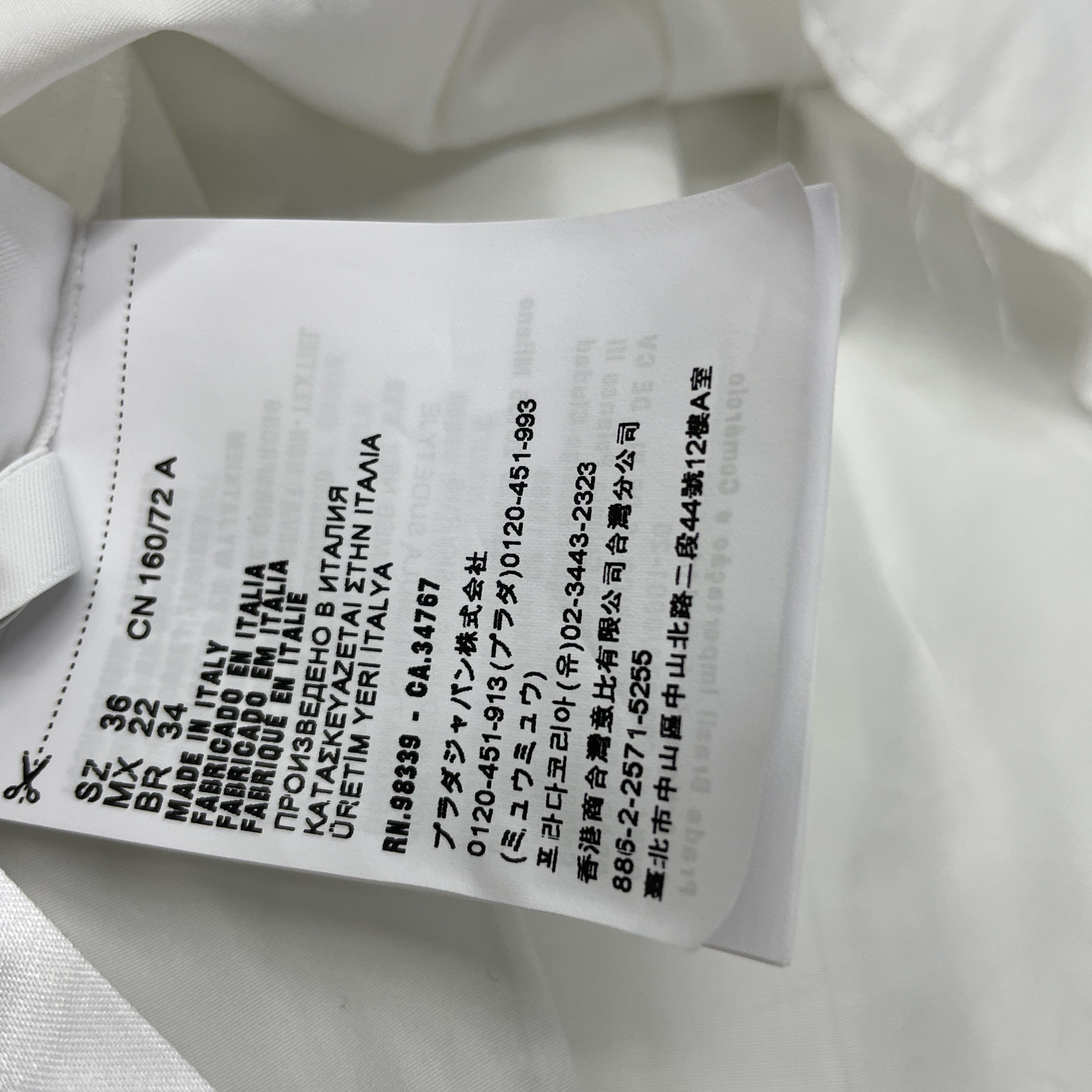 Miu Miu Miu Miu Popeline Logo Shirt Size 36 Size XS / US 0-2 / IT 36-38 - 4 Thumbnail
