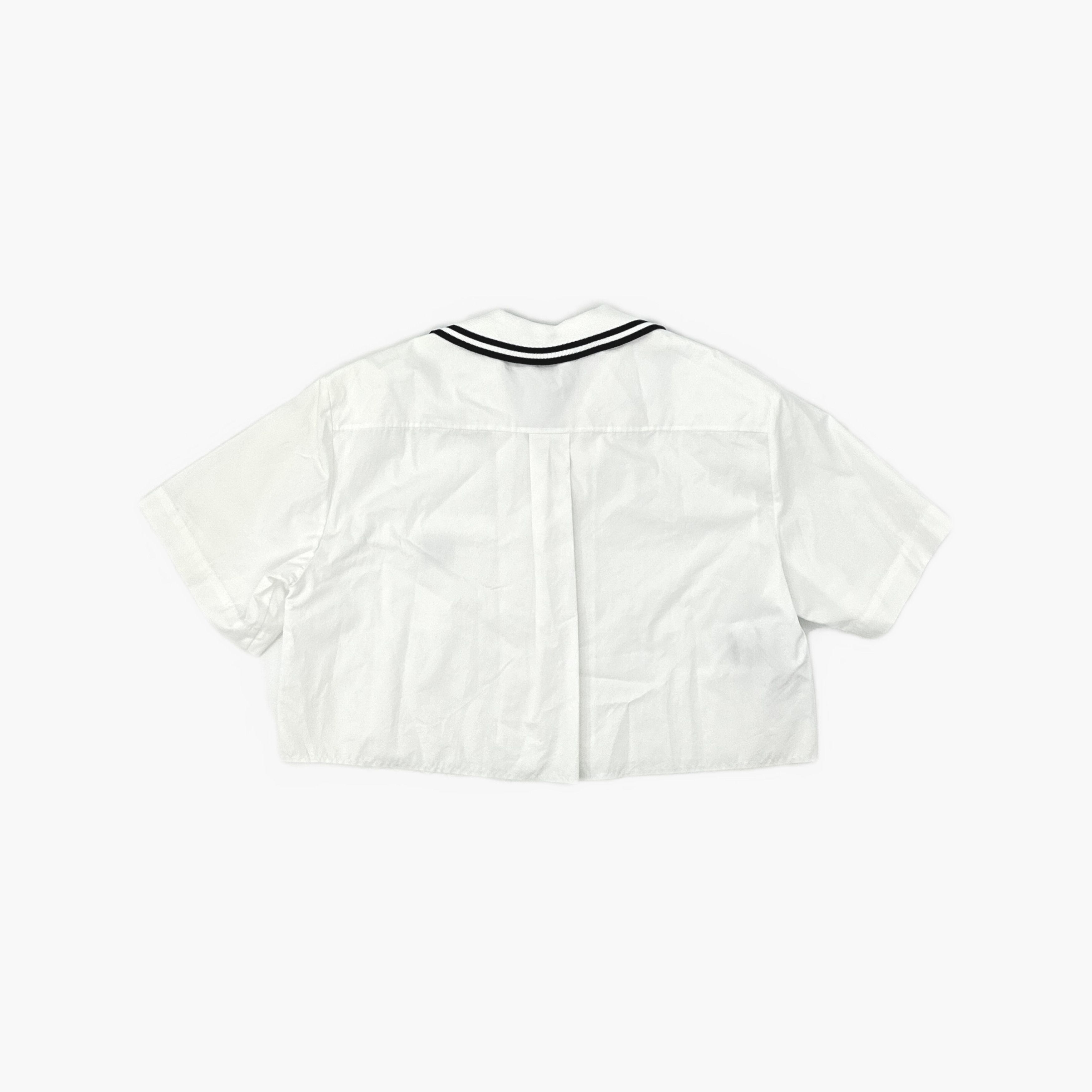 Miu Miu Miu Miu Popeline Logo Shirt Size 36 Size XS / US 0-2 / IT 36-38 - 2 Thumbnail