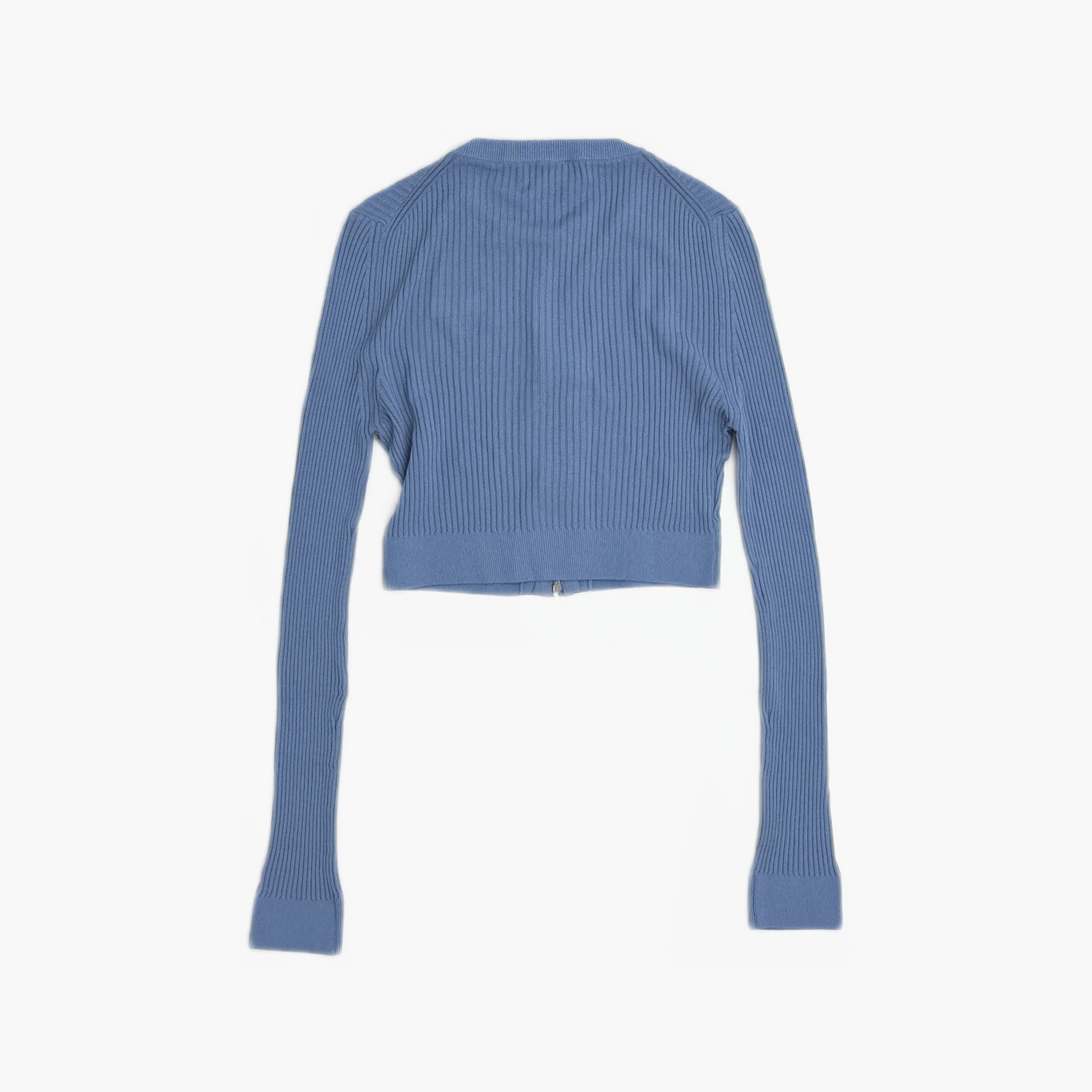 Miu Miu Miu Miu Logo Patch Zip Knit Sweater Size 40 Size S / US 4 / IT 40 - 2 Thumbnail