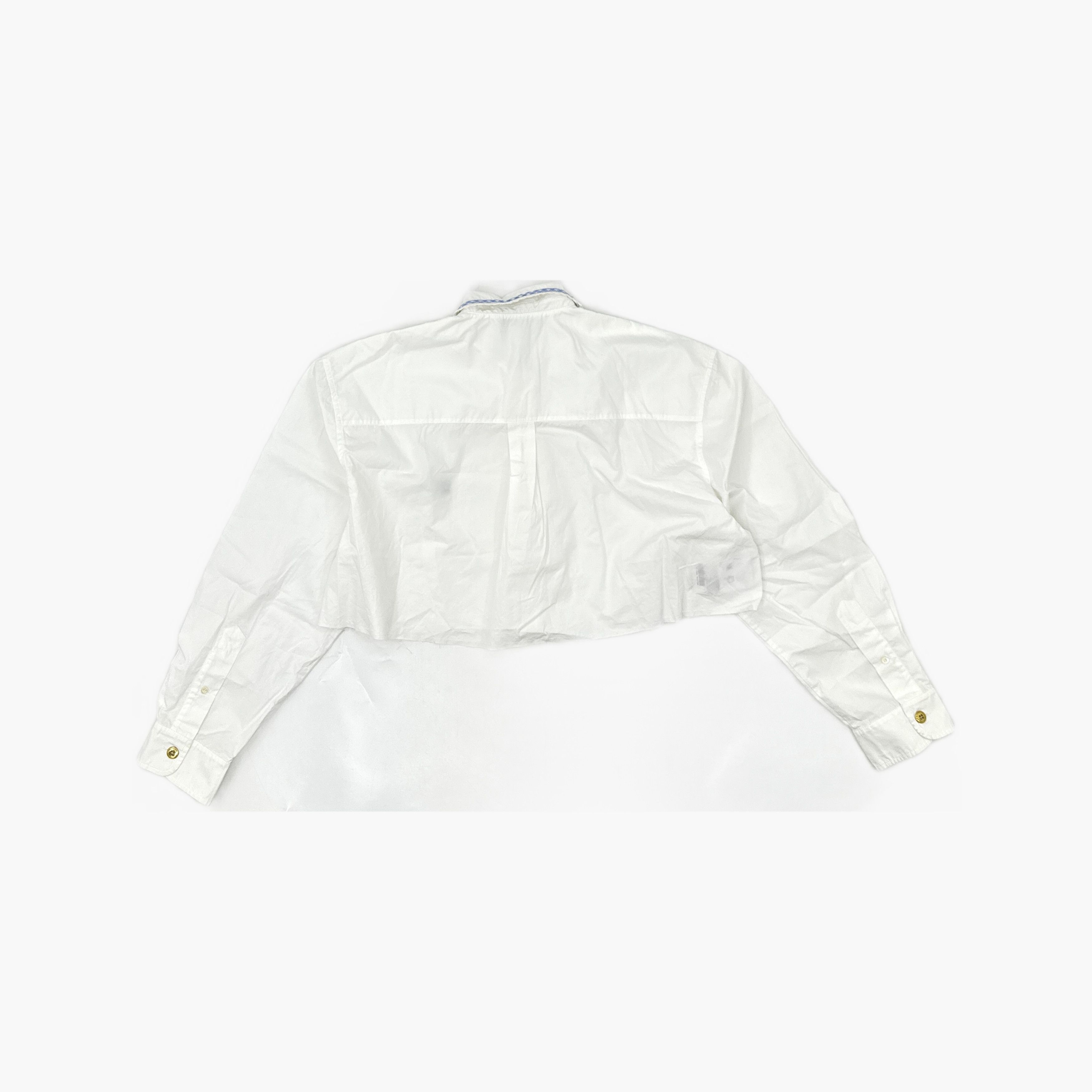 Miu Miu Miu Miu Gingham Trim Button Up Shirt Size 38 Size XS / US 0-2 / IT 36-38 - 2 Thumbnail