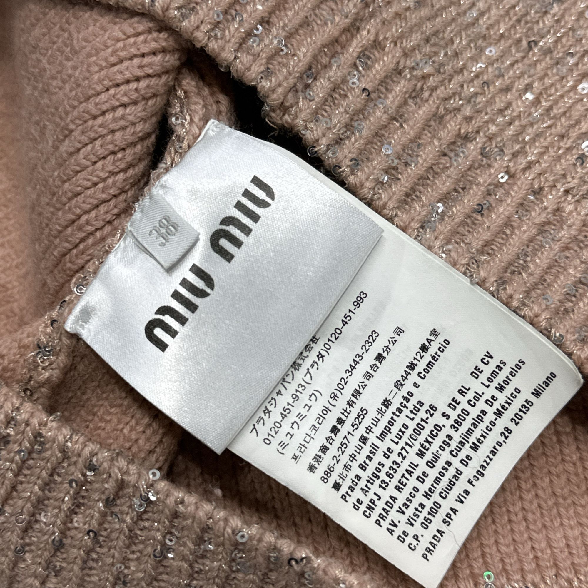 Miu Miu Miu Miu Sequin Knit Cardigan Size 38 Size XS / US 0-2 / IT 36-38 - 4 Thumbnail