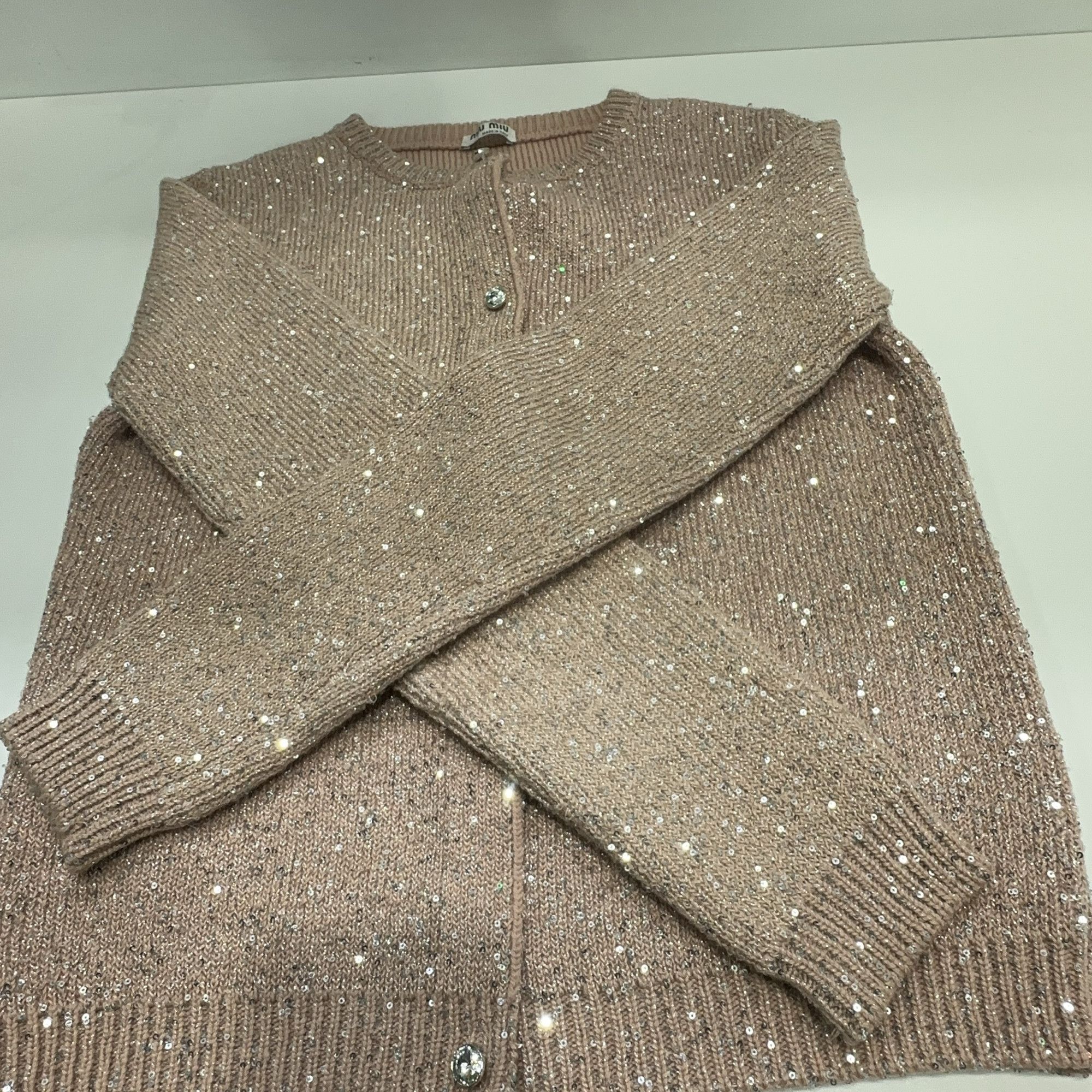 Miu Miu Miu Miu Sequin Knit Cardigan Size 38 Size XS / US 0-2 / IT 36-38 - 7 Thumbnail
