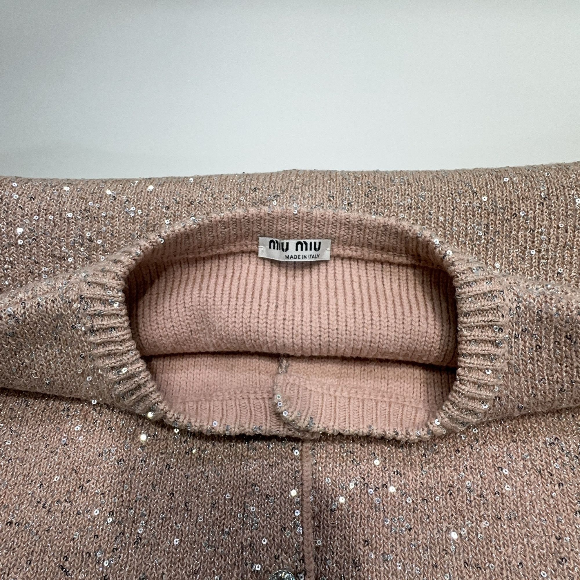 Miu Miu Miu Miu Sequin Knit Cardigan Size 38 Size XS / US 0-2 / IT 36-38 - 6 Thumbnail