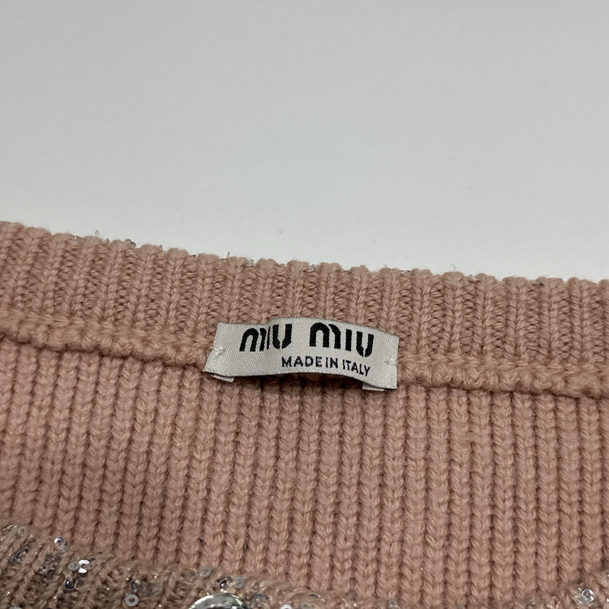 Miu Miu Miu Miu Sequin Knit Cardigan Size 38 Size XS / US 0-2 / IT 36-38 - 3 Thumbnail