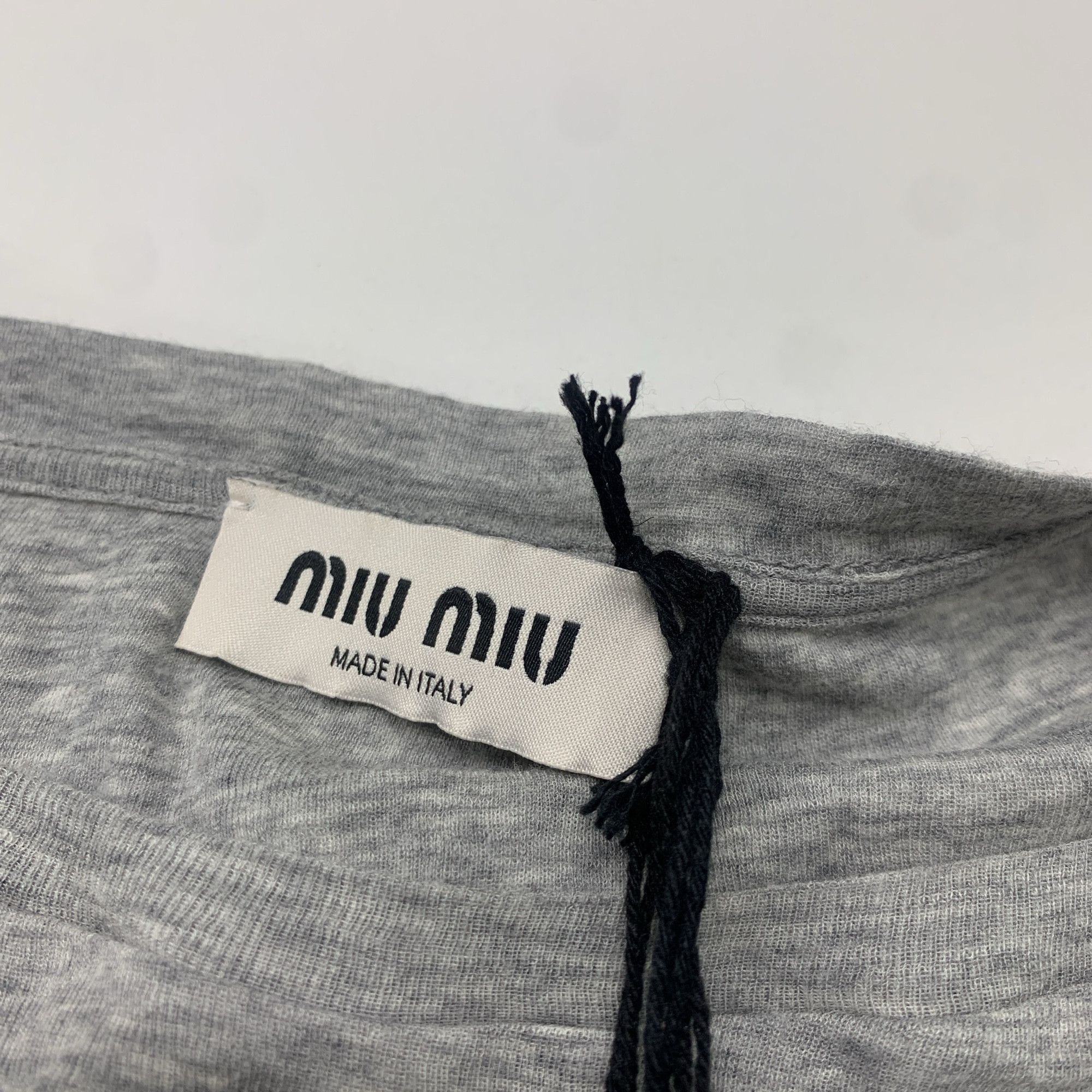 Miu Miu Miu Miu Logo Patch T-Shirt Size S Size S / US 4 / IT 40 - 3 Thumbnail