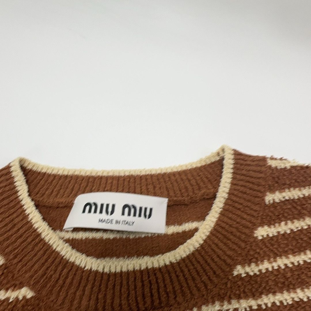 Miu Miu Miu Miu Striped Knit Sweater Size 36 Size XS / US 0-2 / IT 36-38 - 5 Thumbnail