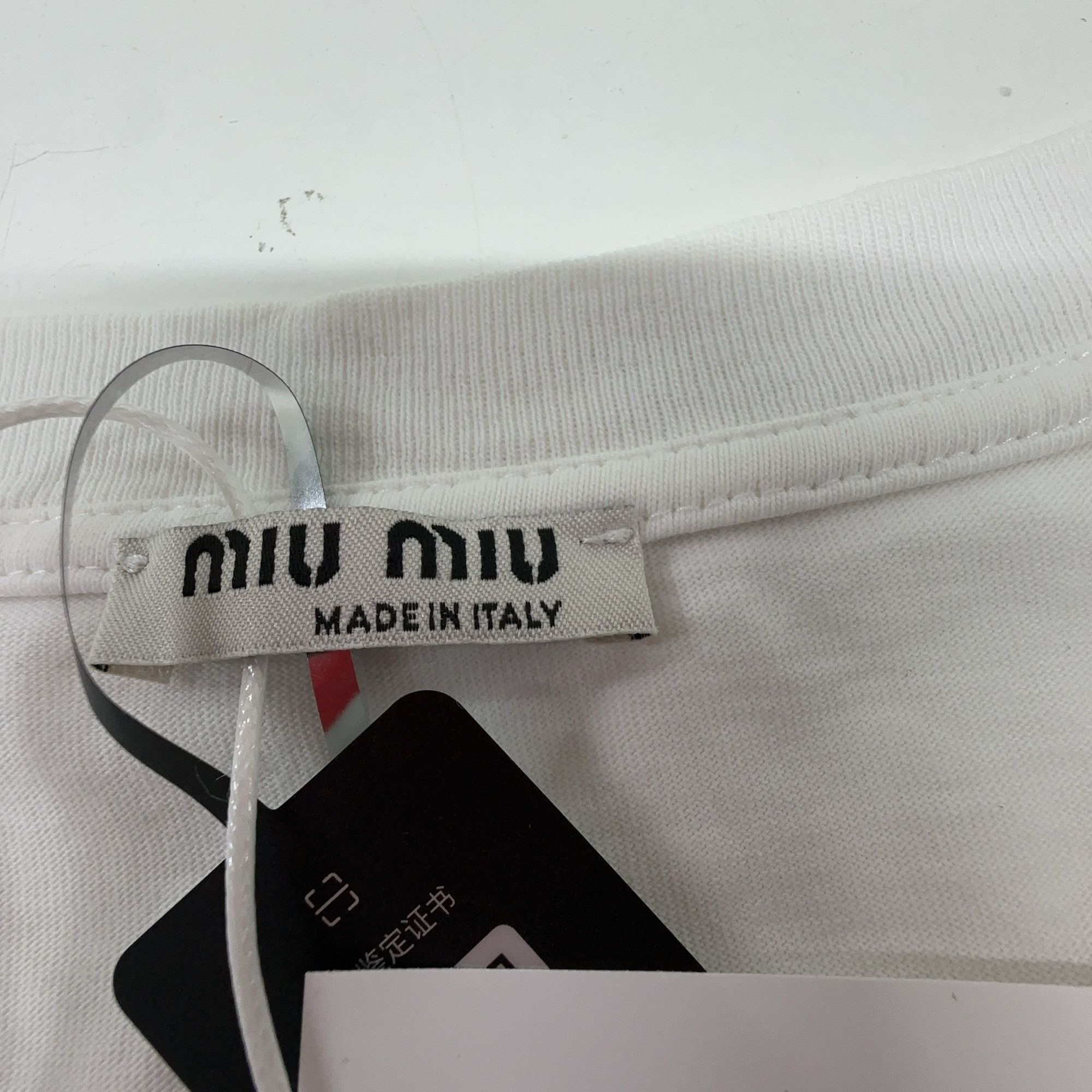 Miu Miu Miu Miu Cat Graphic Striped Long Sleeve T-Shirt Size S Size S / US 4 / IT 40 - 3 Thumbnail