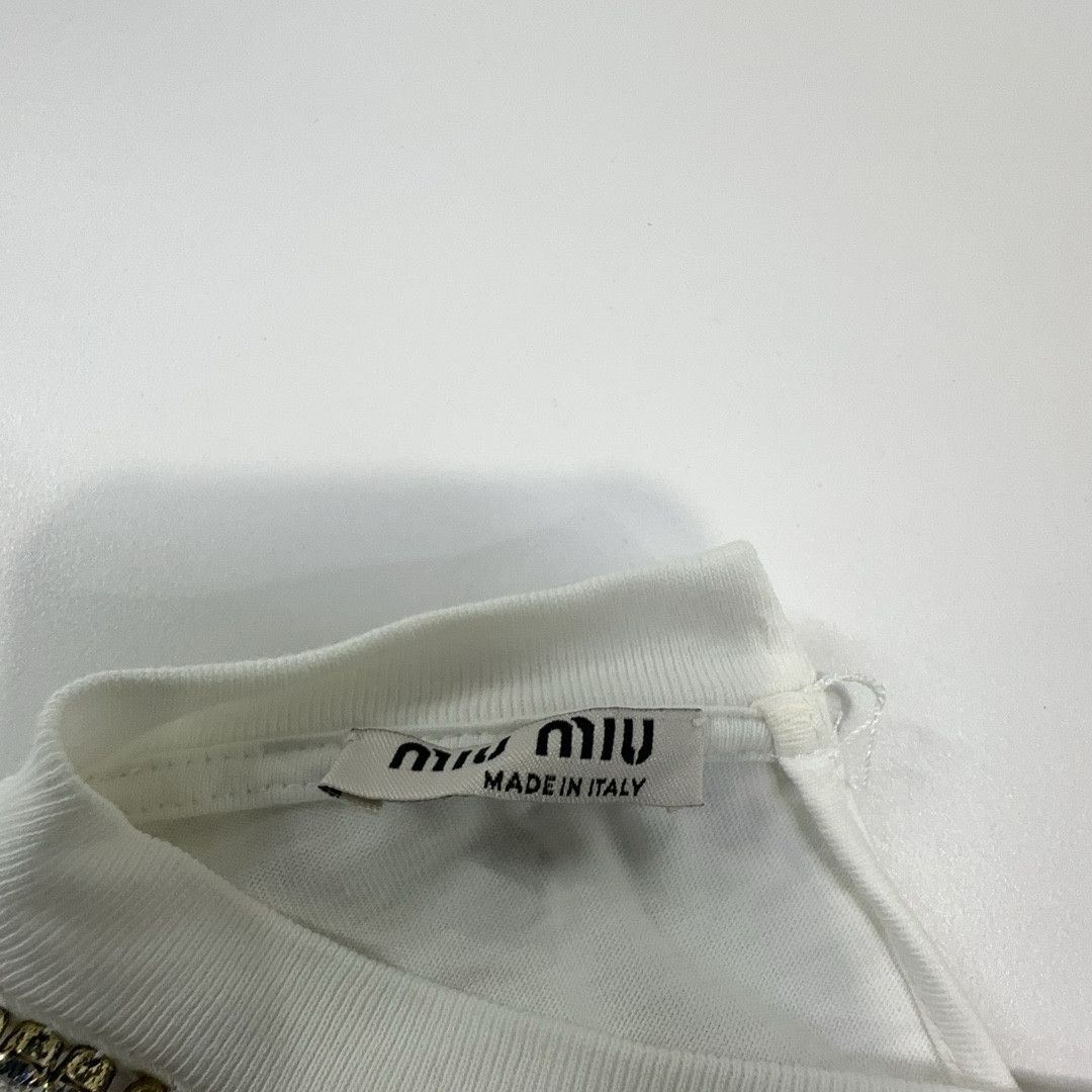 Miu Miu Miu Miu Embroidered Long Sleeve T-Shirt Size S Size S / US 4 / IT 40 - 5 Thumbnail