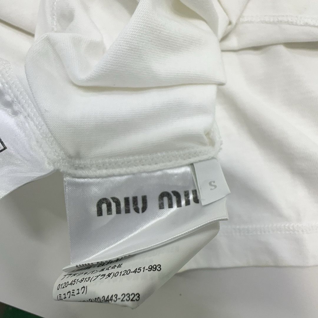 Miu Miu Miu Miu Embroidered Long Sleeve T-Shirt Size S Size S / US 4 / IT 40 - 3 Thumbnail